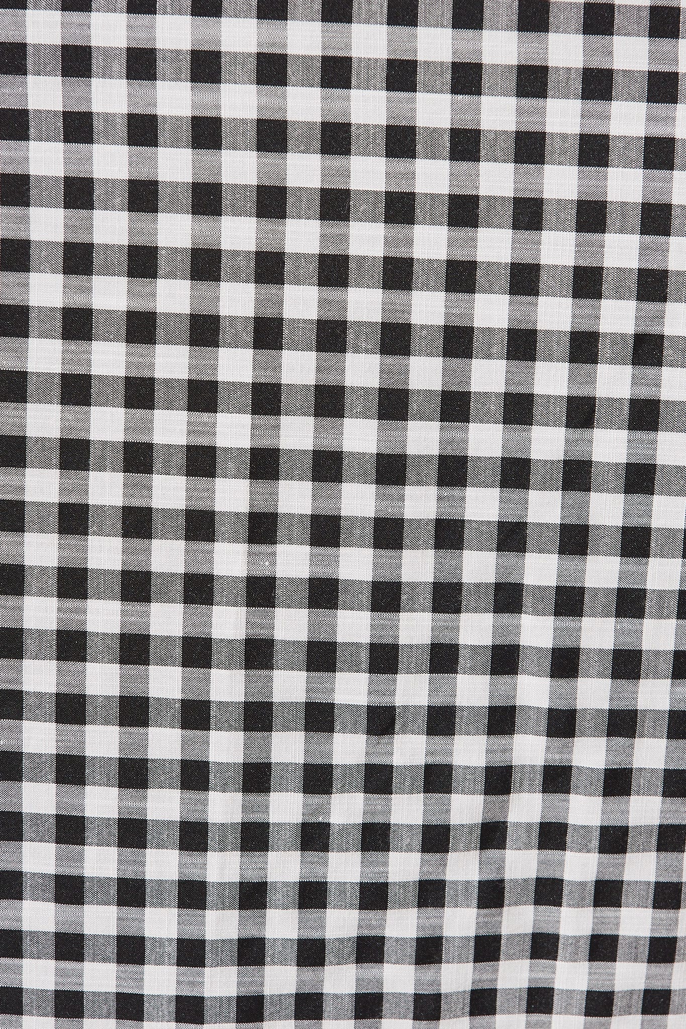 Jeannie Midi Dress In Black Gingham