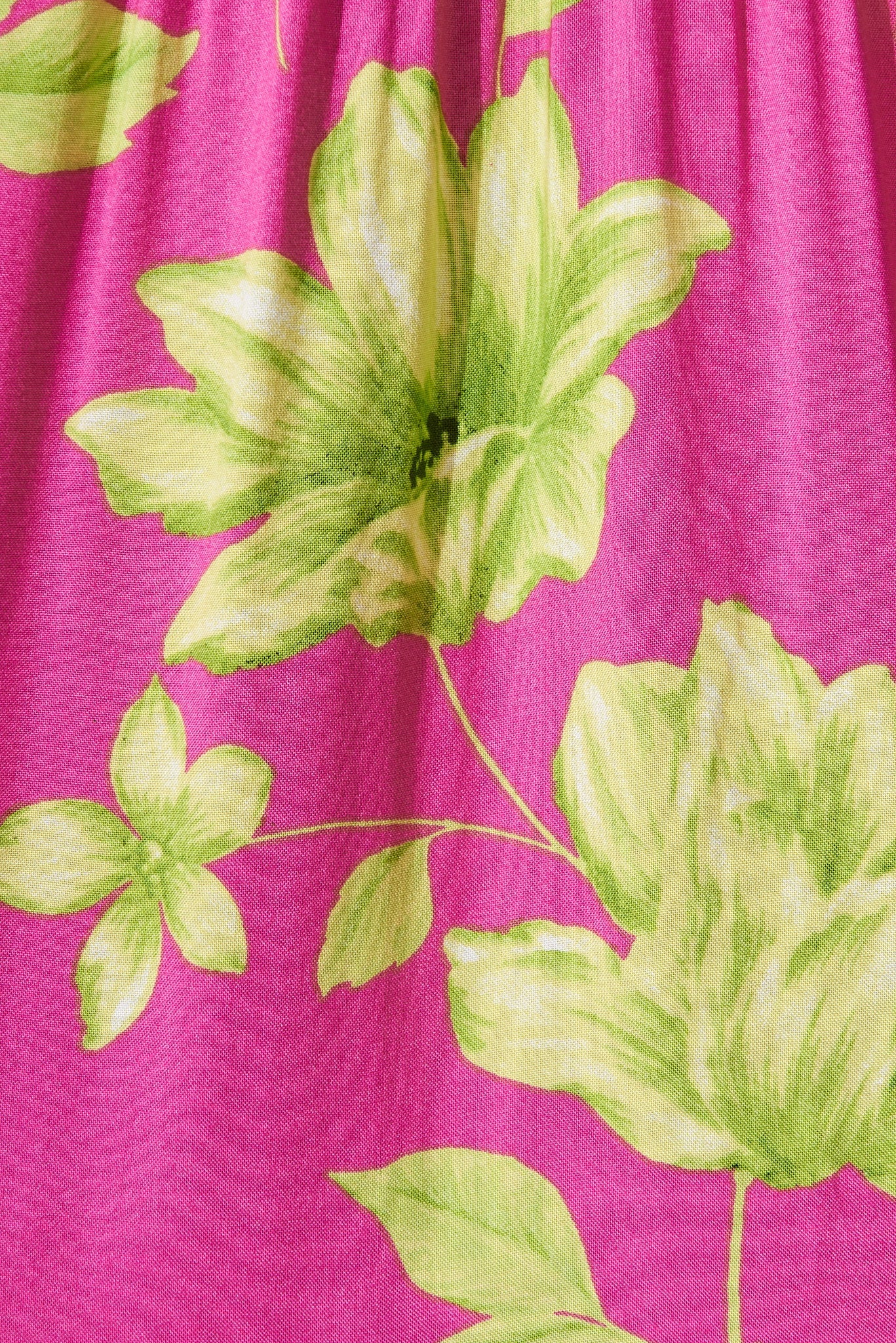 Delanie Maxi Dress In Pink With Green Floral