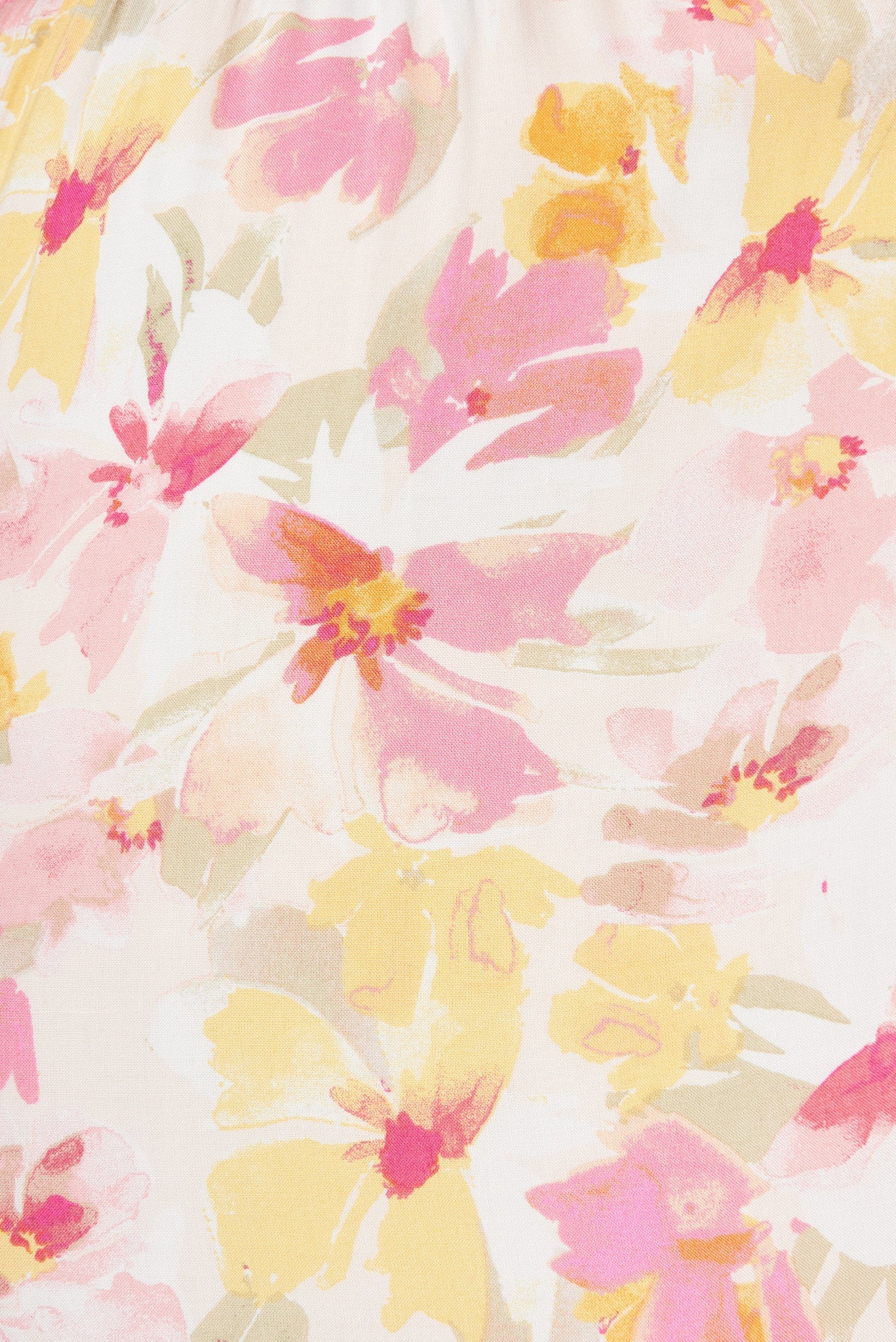 Marano Maxi Dress In White With Yellow Floral