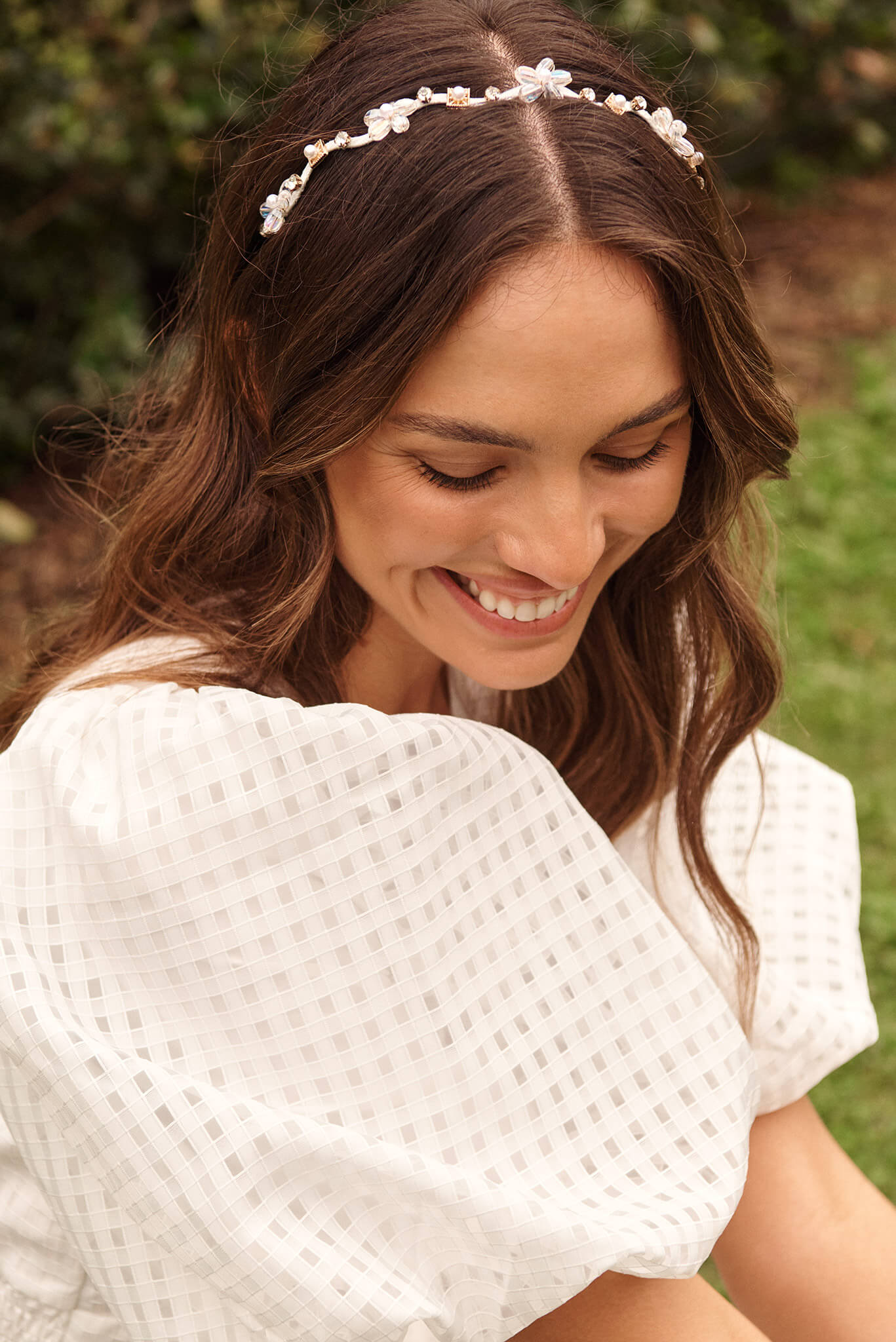 Duchess Maxi Dress In White Organza