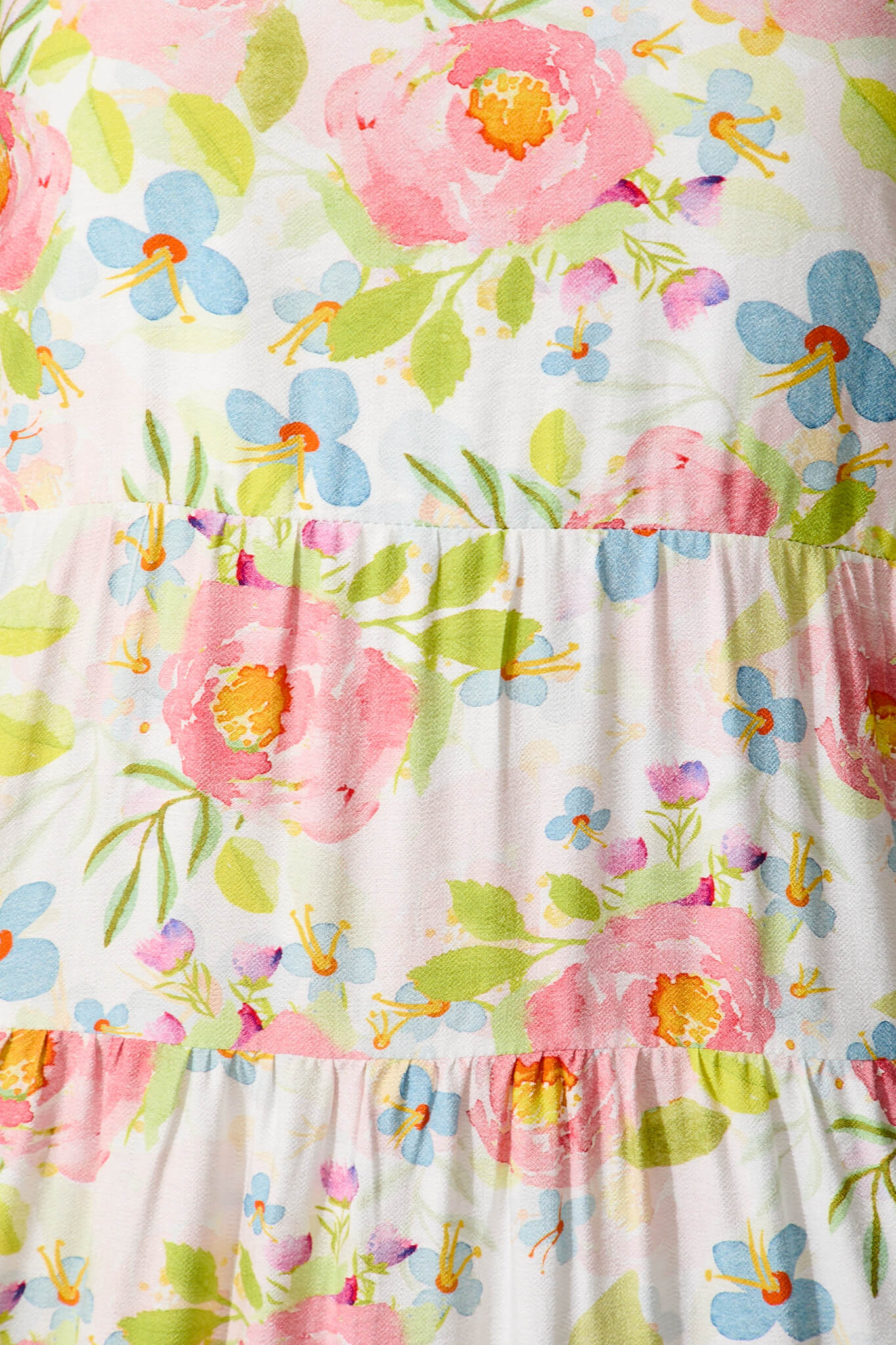 Evianna Maxi Sundress In Bright Floral Print