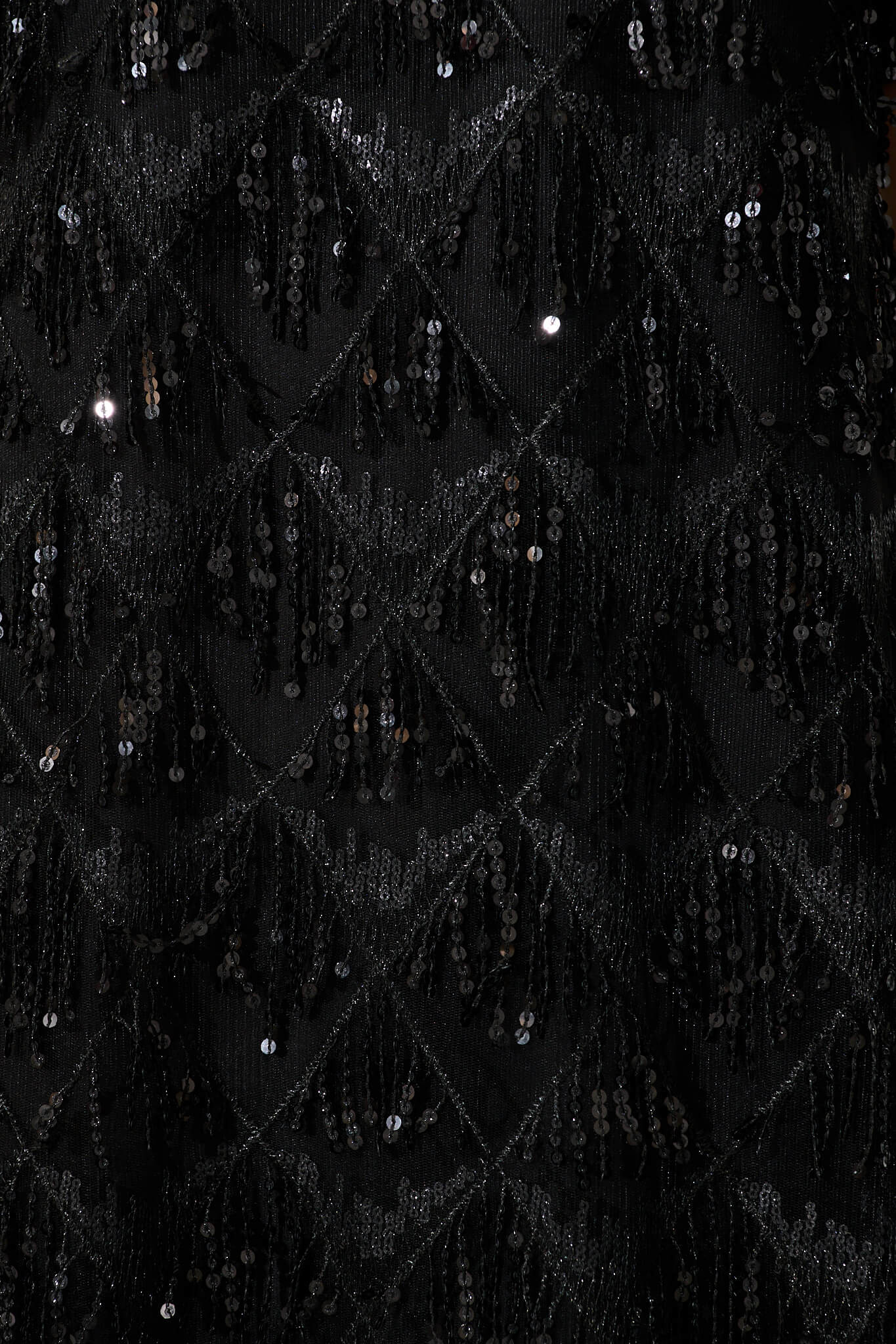 See Me Dress In Black Sequin