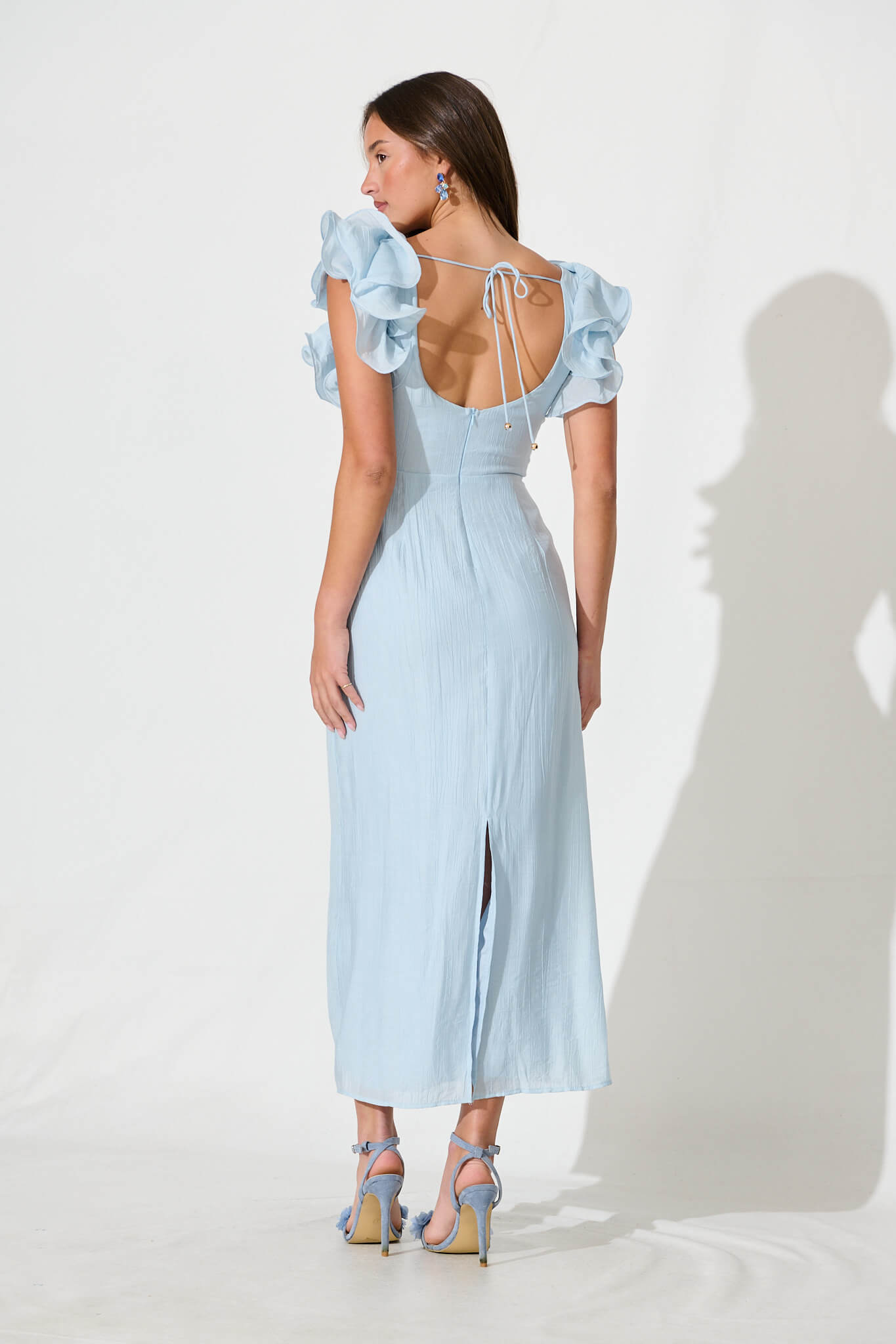 Mystic Maxi Dress In Pale Blue