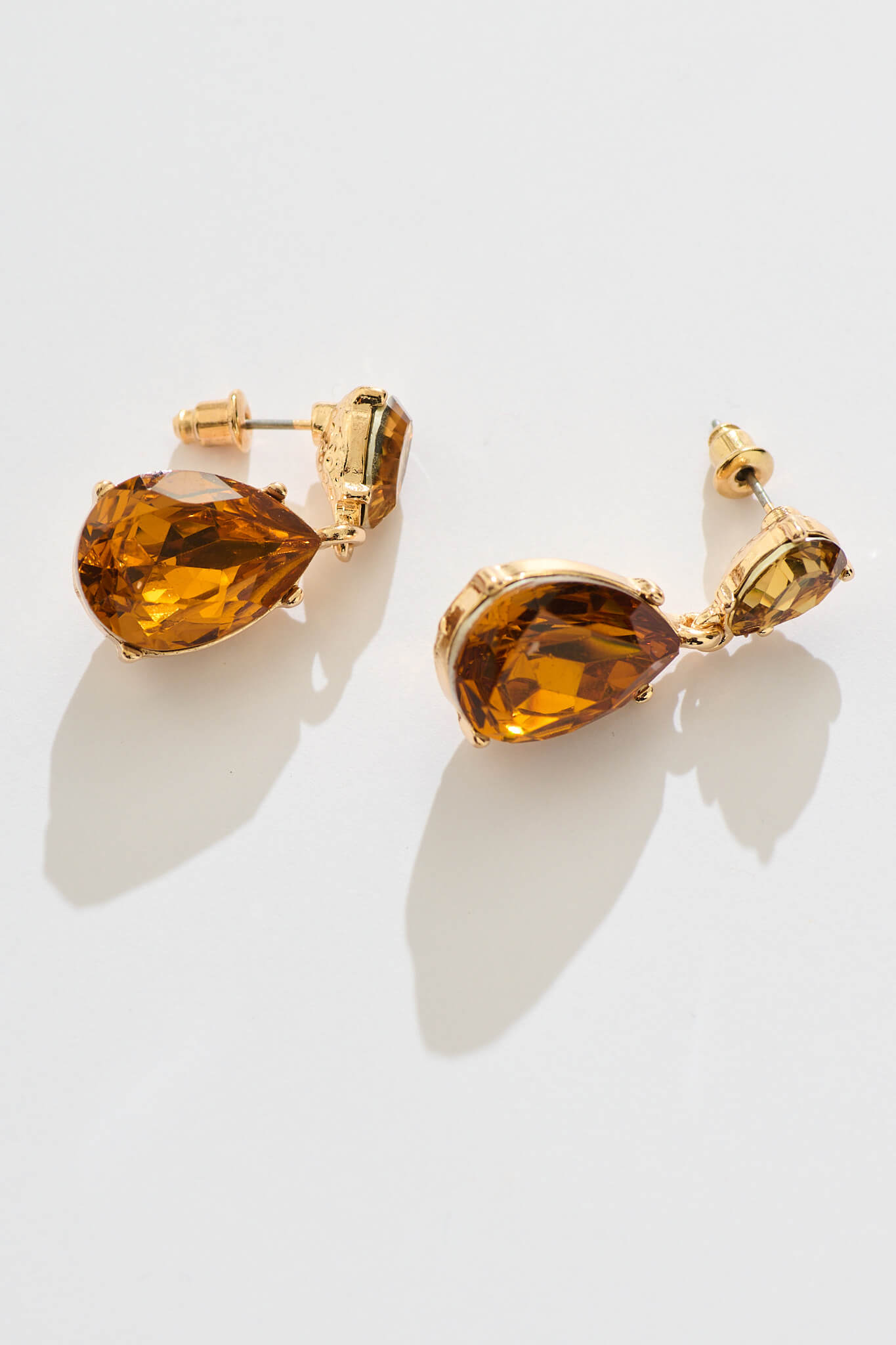 Tovianna Drop Earrings in Brown