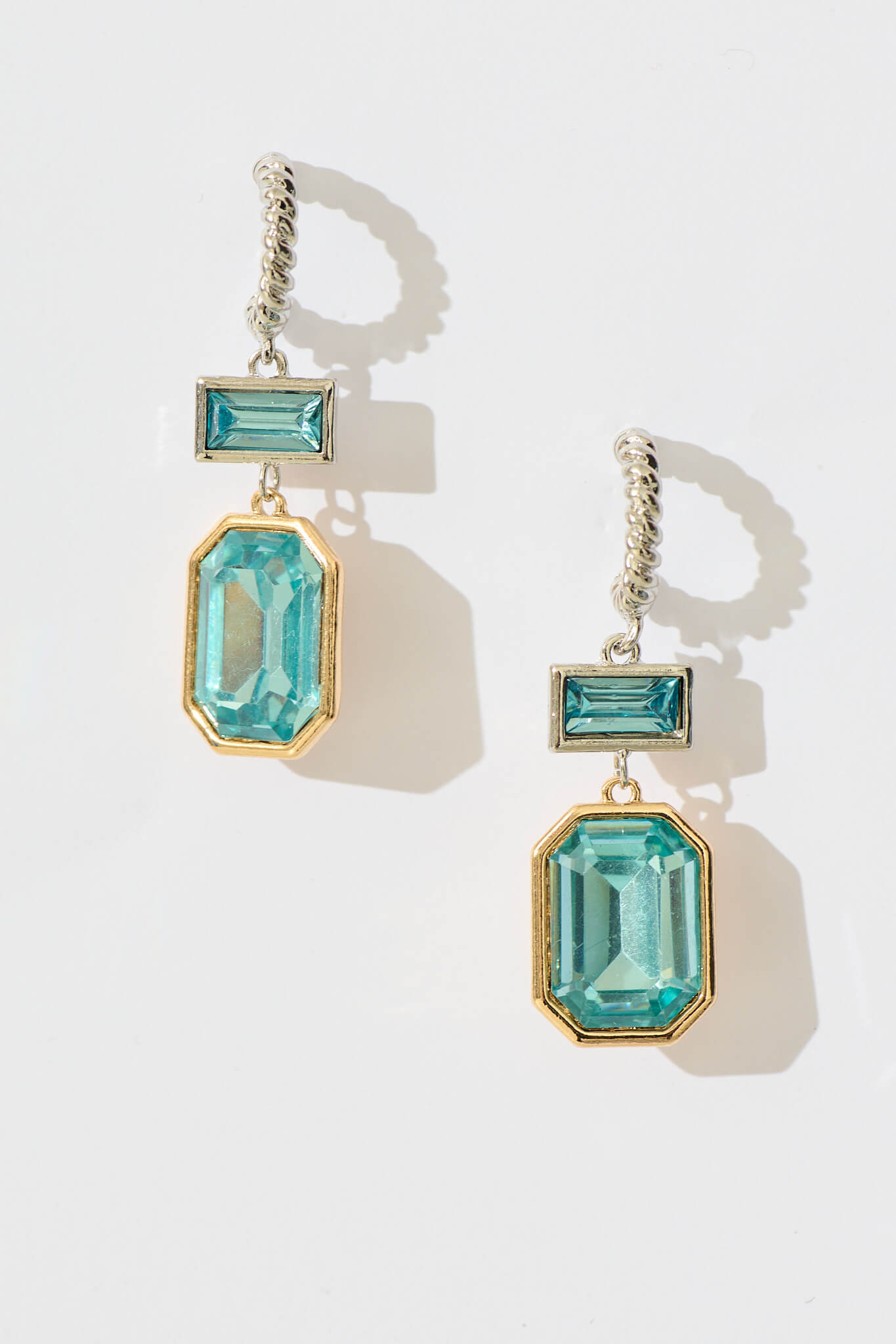 Calyx Drop Earrings in Blue