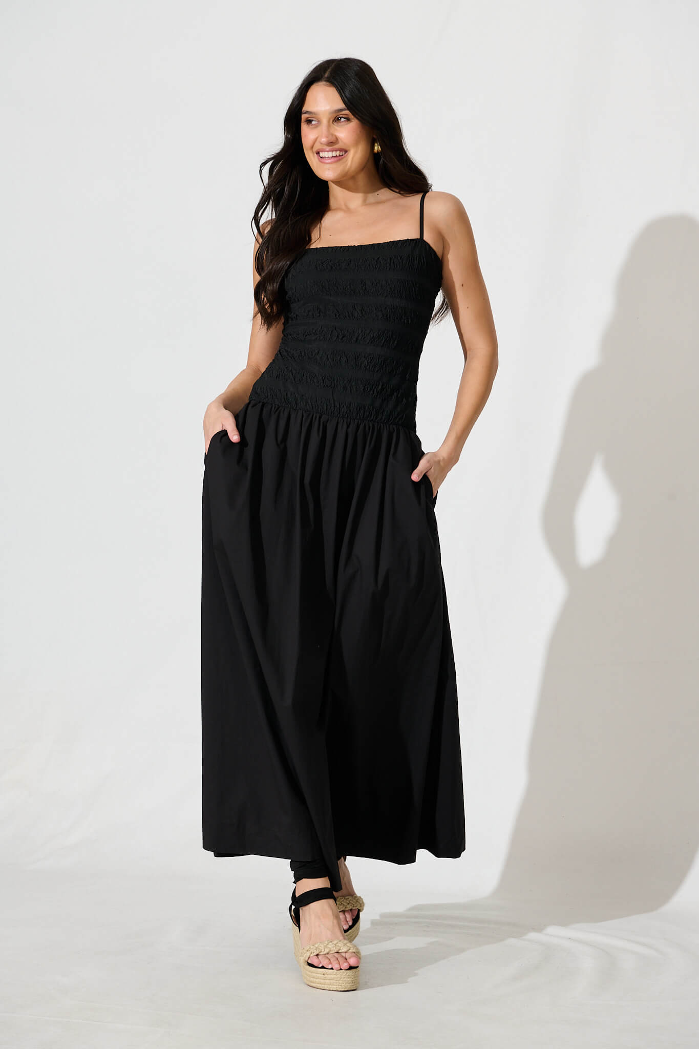 Mayotte Maxi Dress in Black