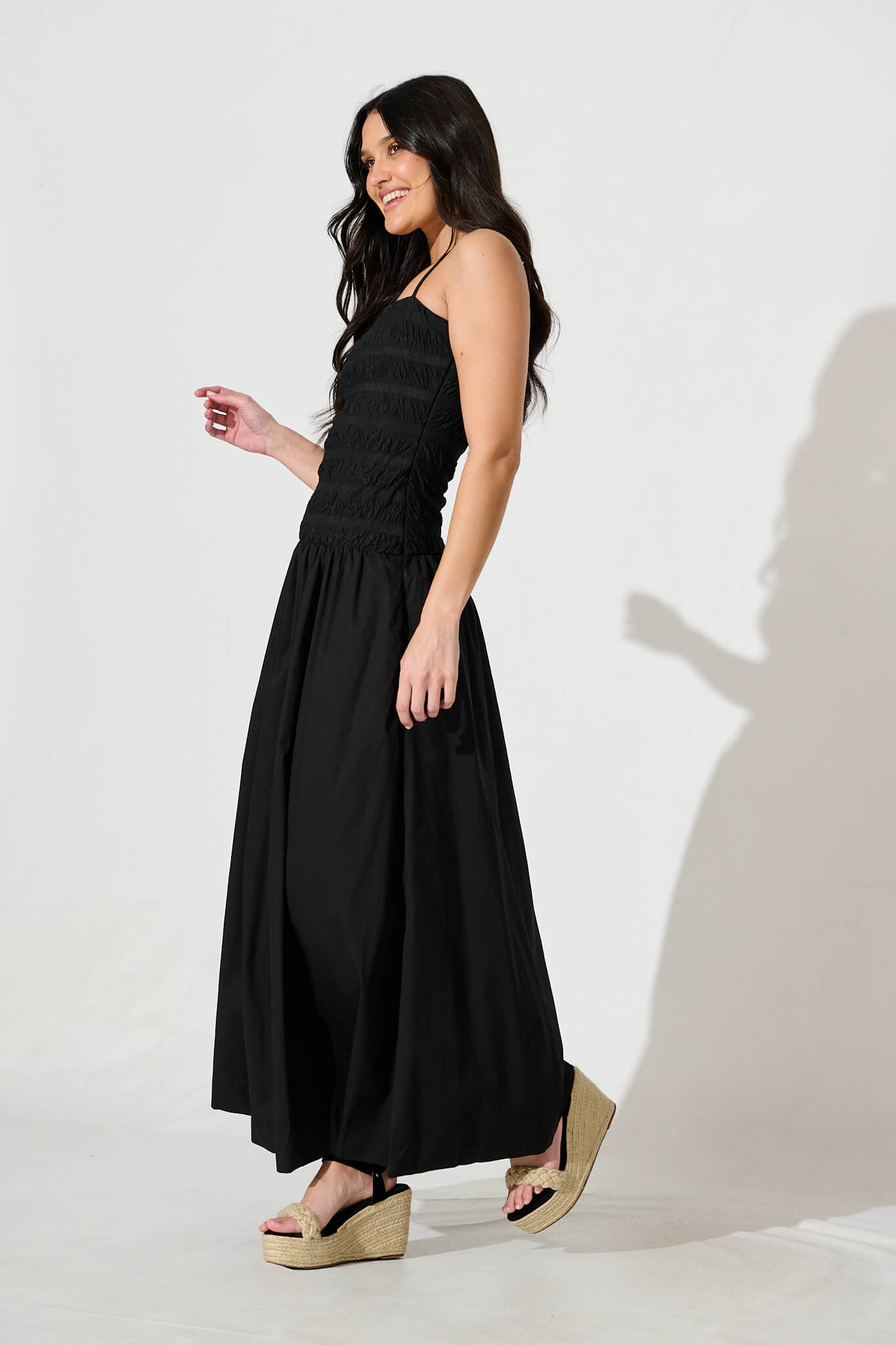 Mayotte Maxi Dress in Black