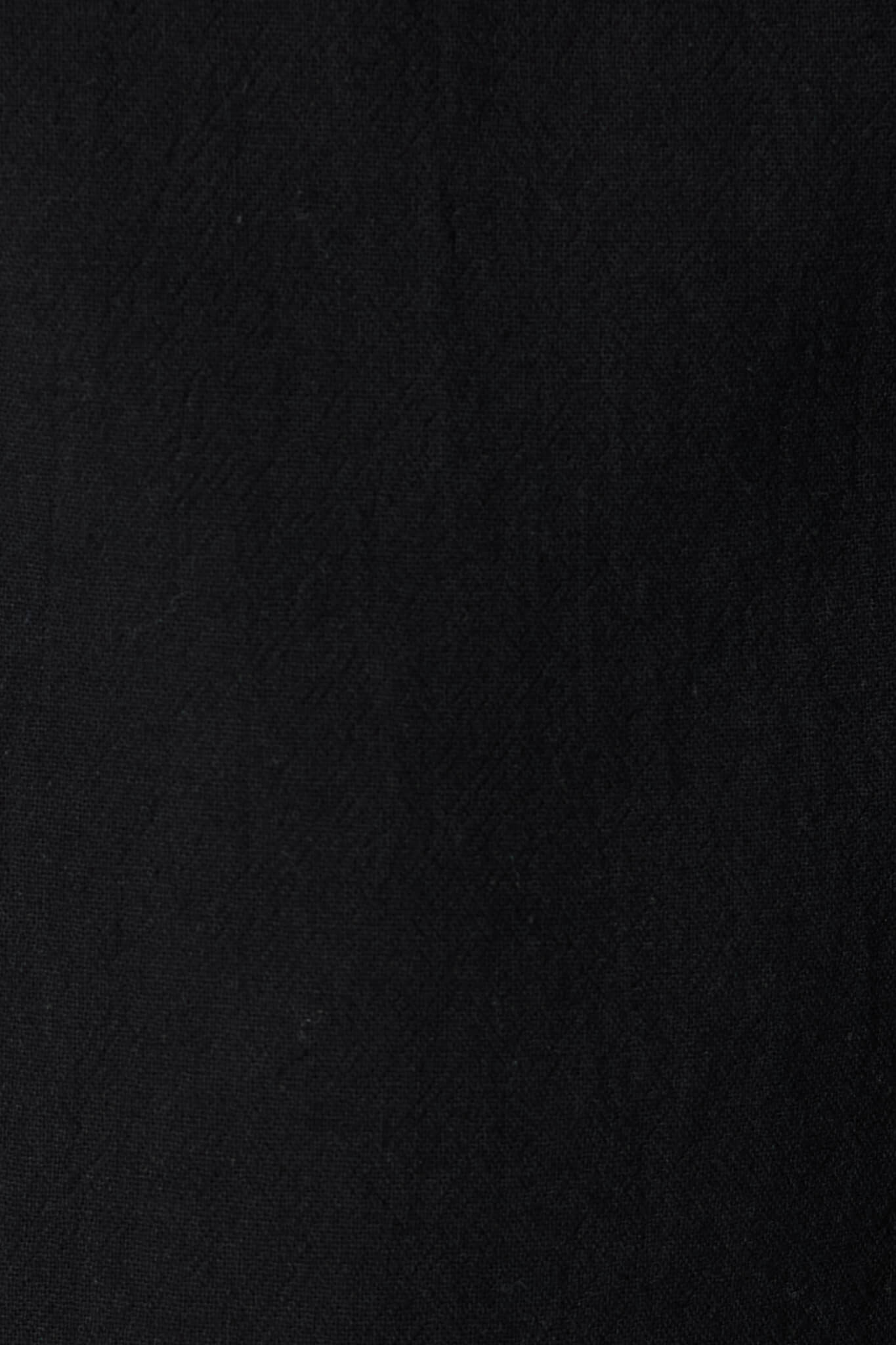 Nicco Maxi Skirt in Black Cotton Blend