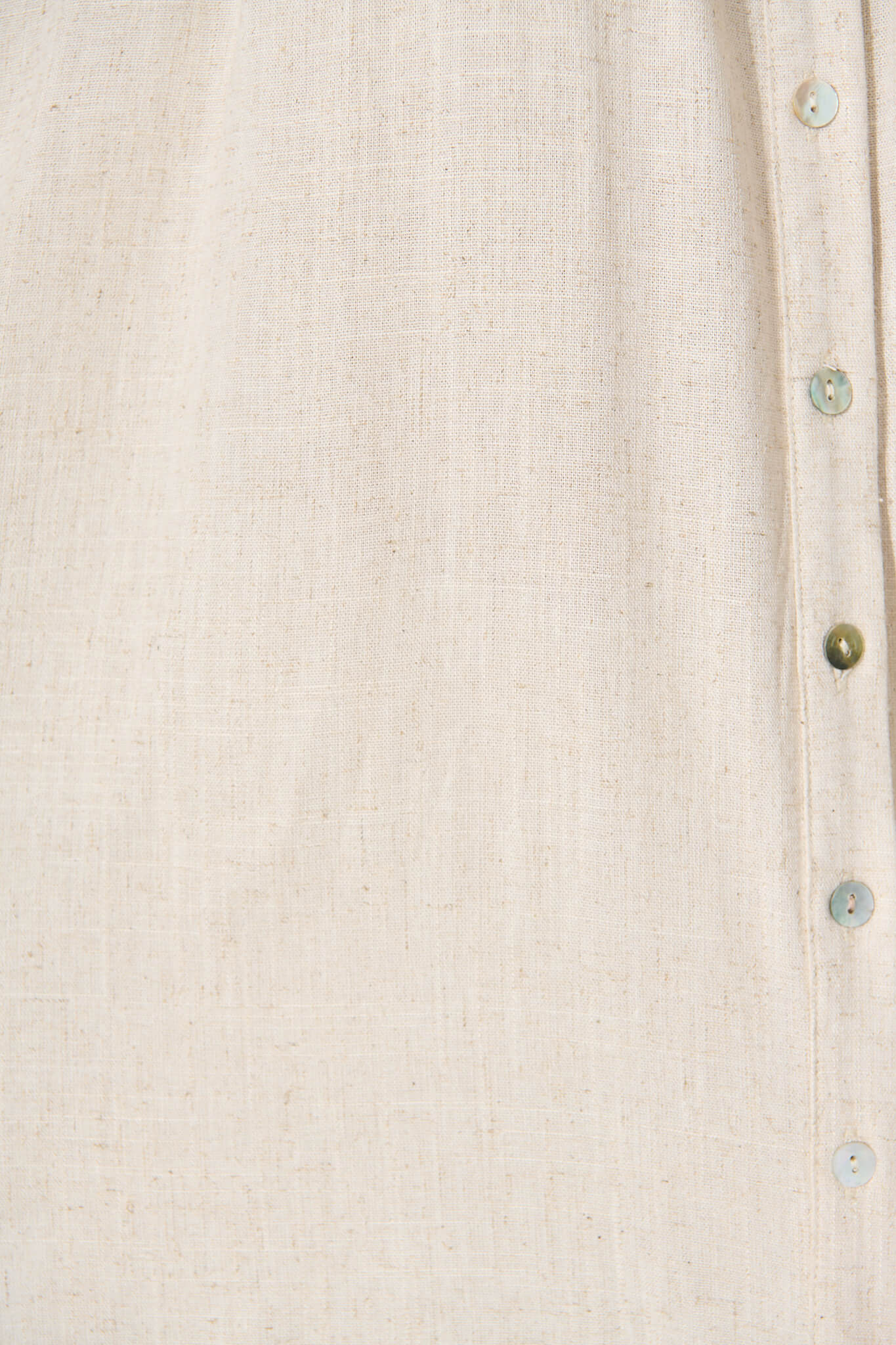 Sunniva Shirt in Oatmeal Cotton Linen