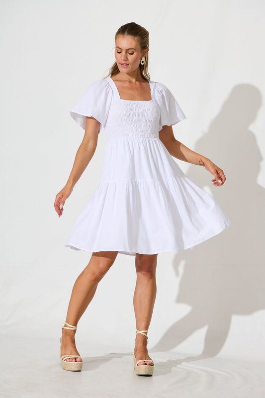 Beguile Dress in White