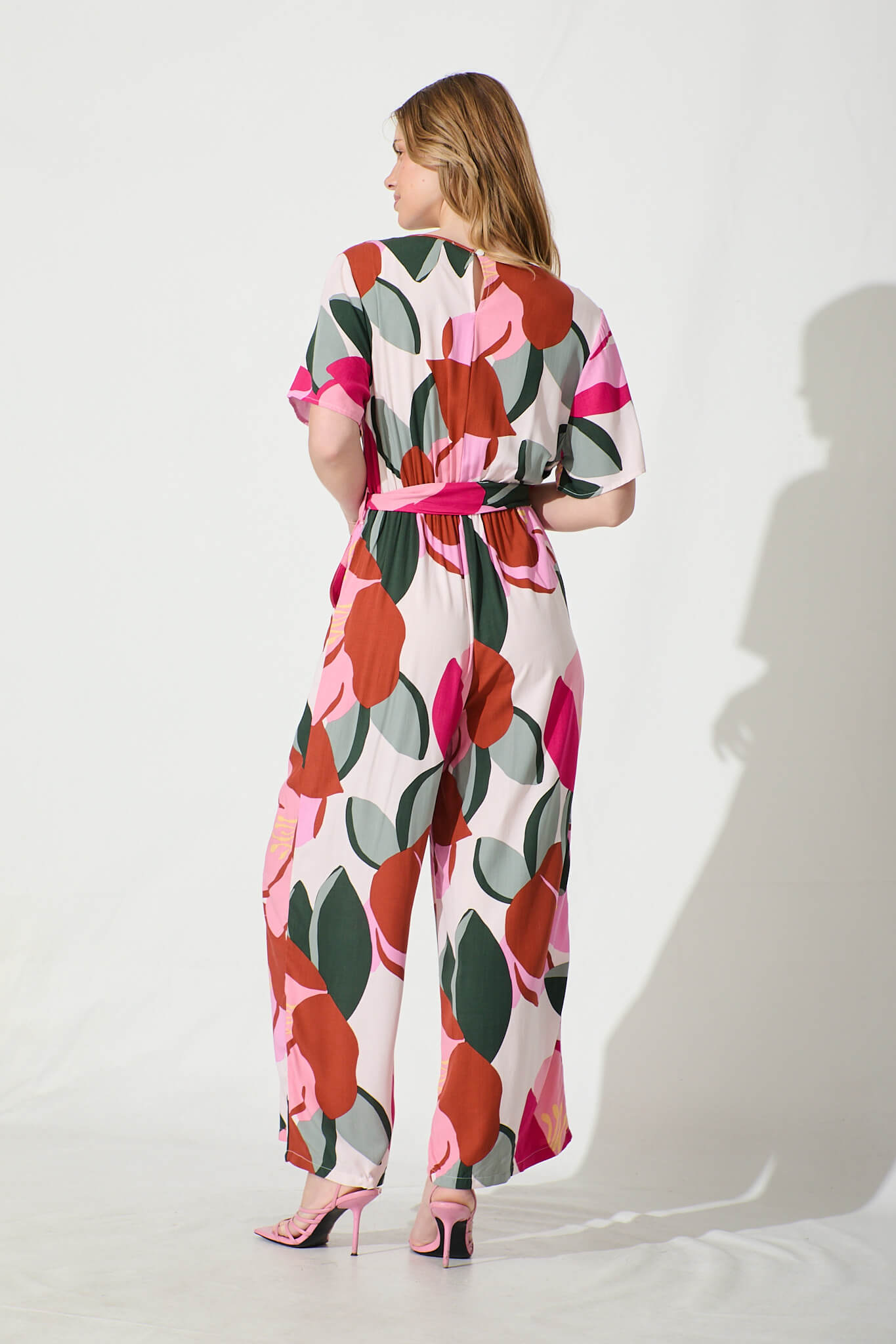 Calliope Jumpsuit in Multi Floral Print