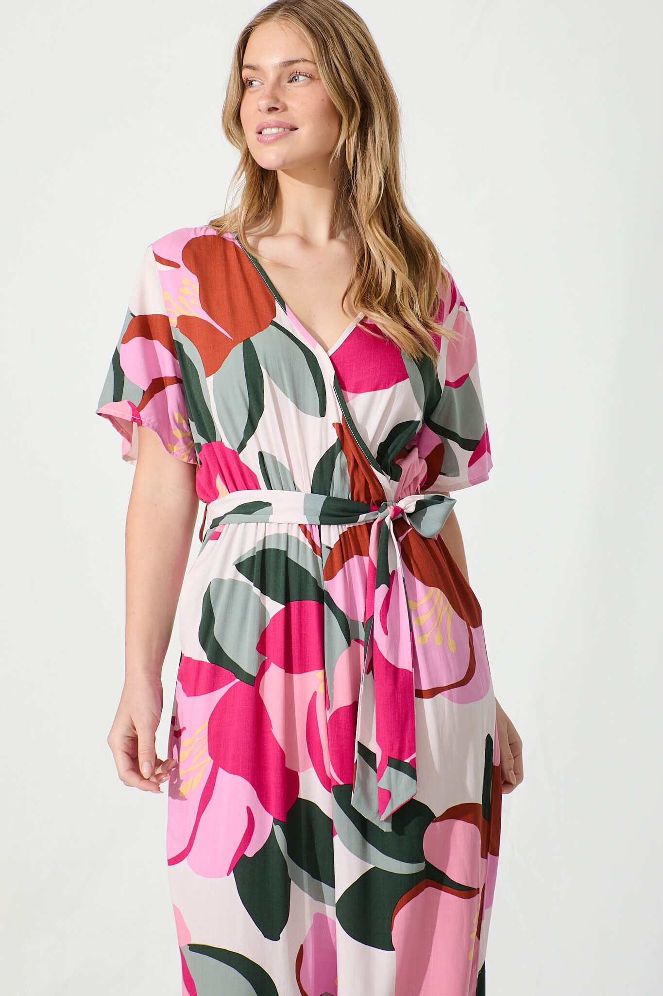 Calliope Jumpsuit in Multi Floral Print