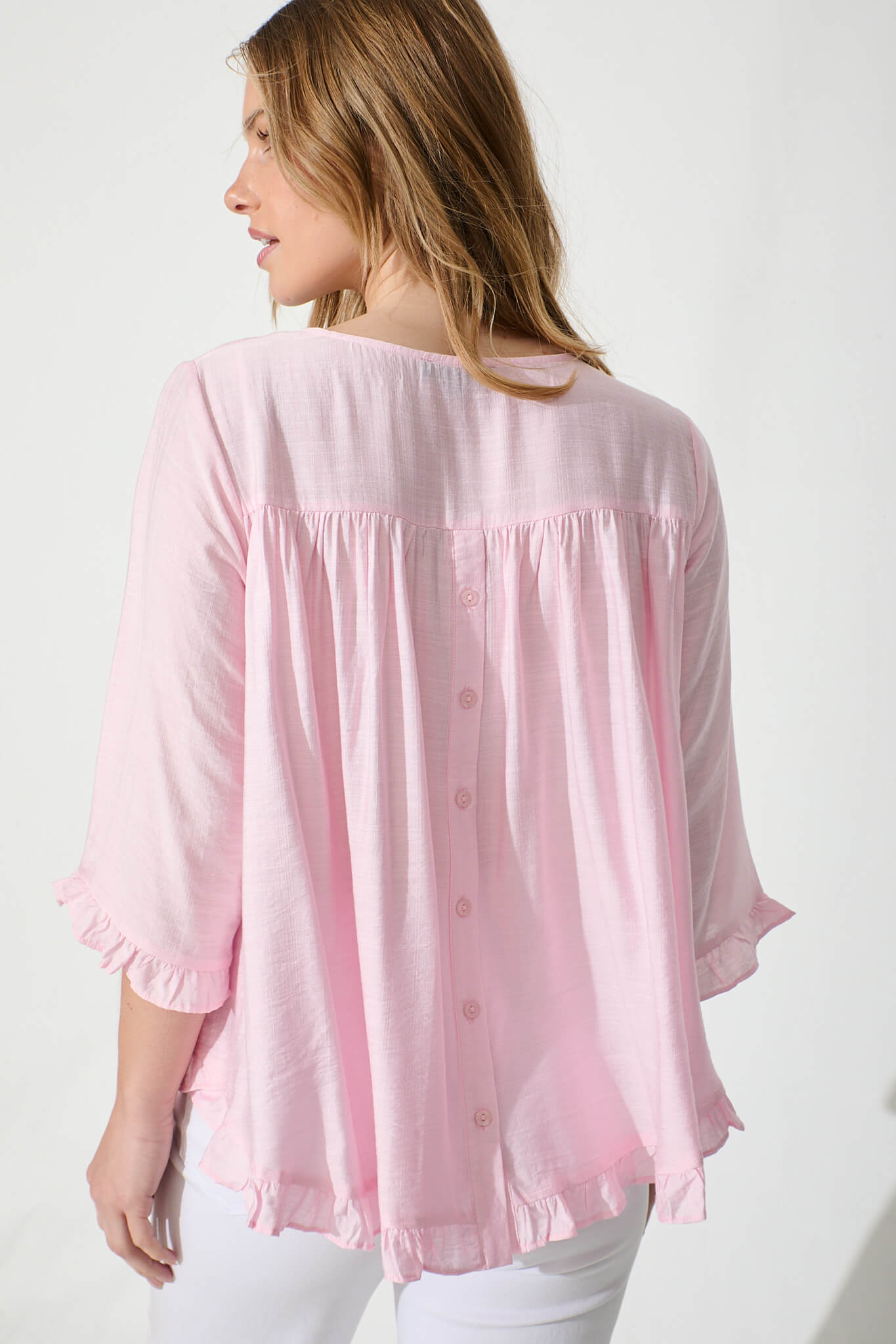 Gia Top in Pale Pink