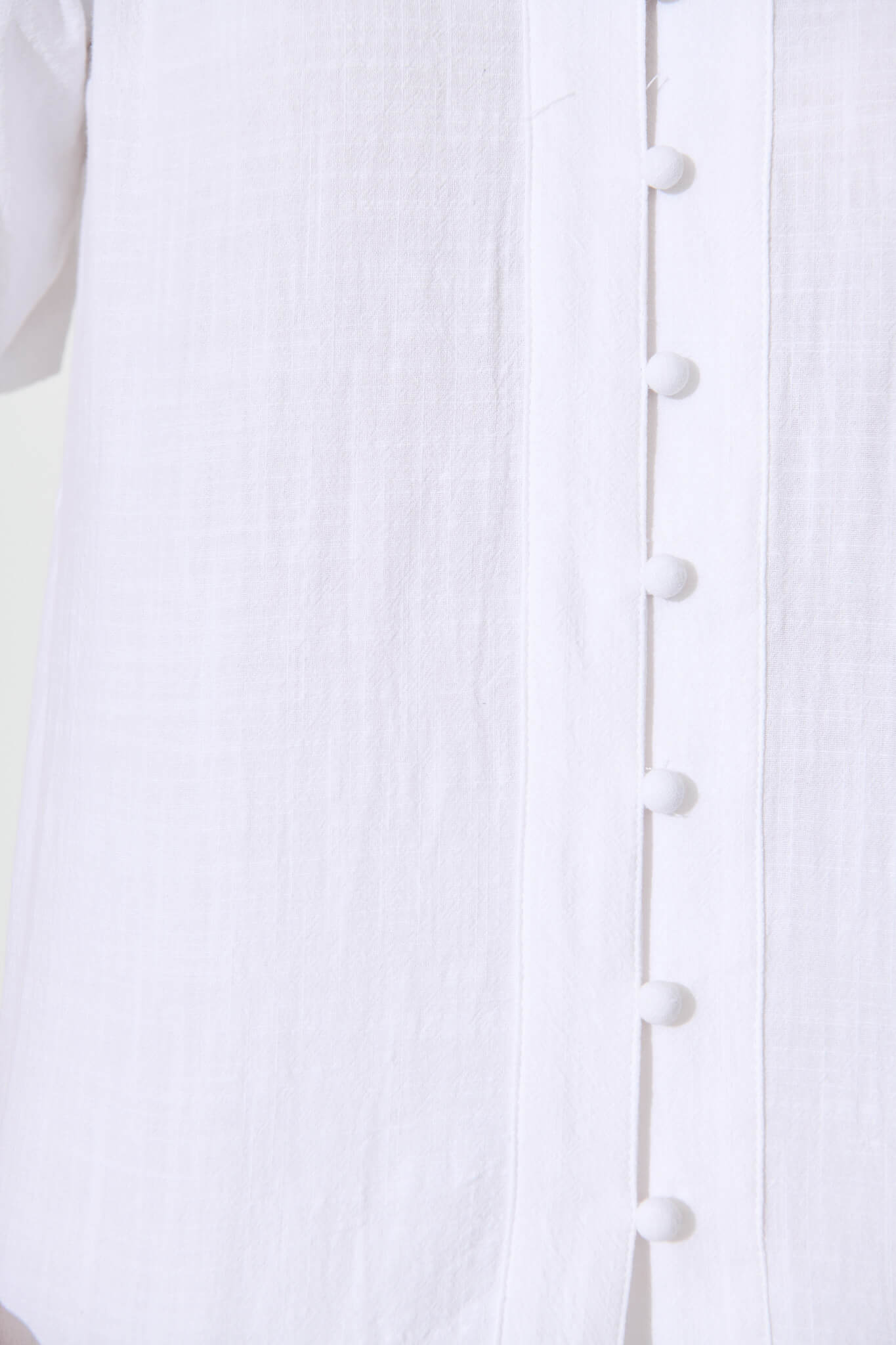 Prudence Shirt in White Cotton
