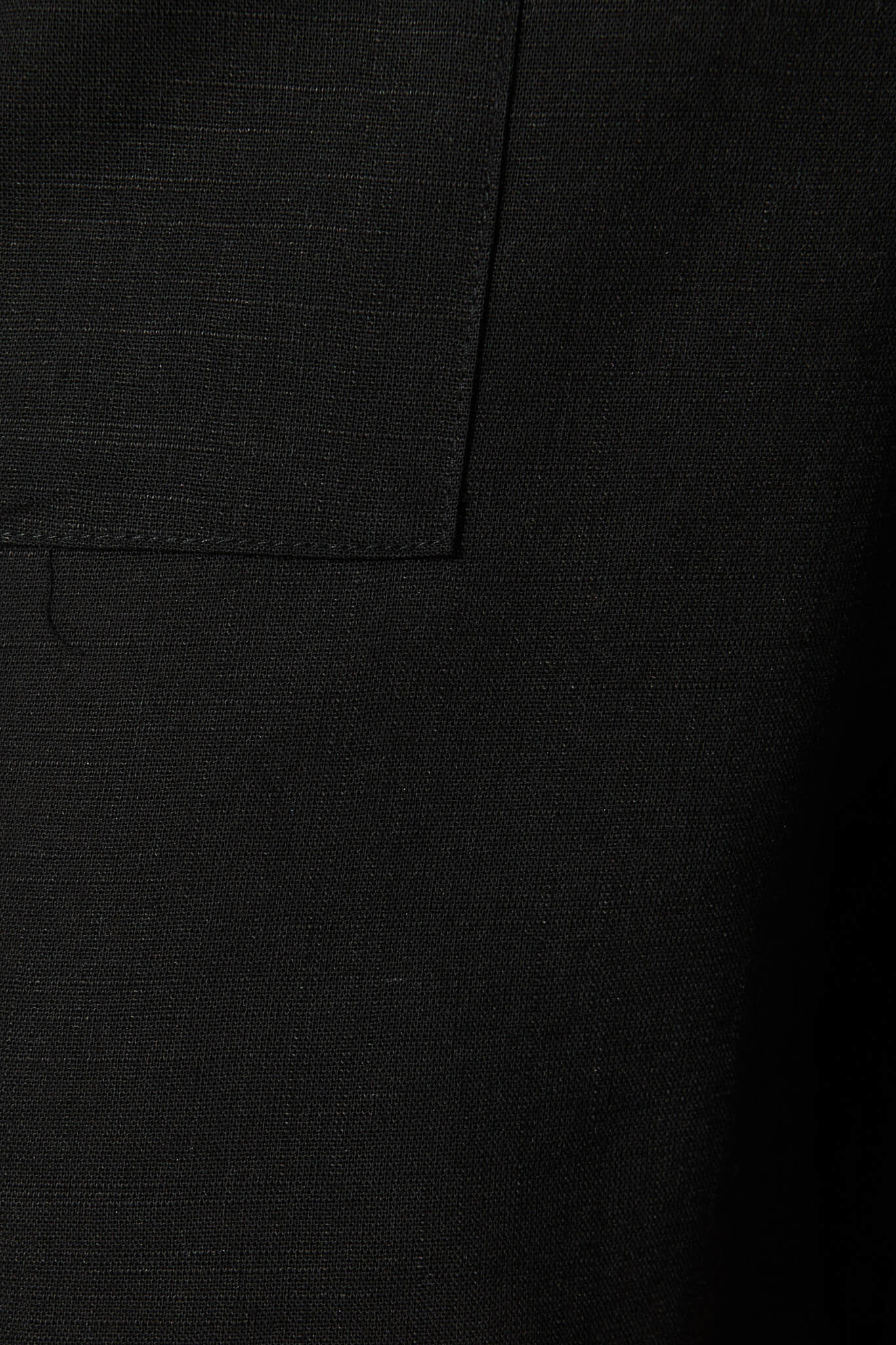 Alistair Shorts in Black Linen Blend