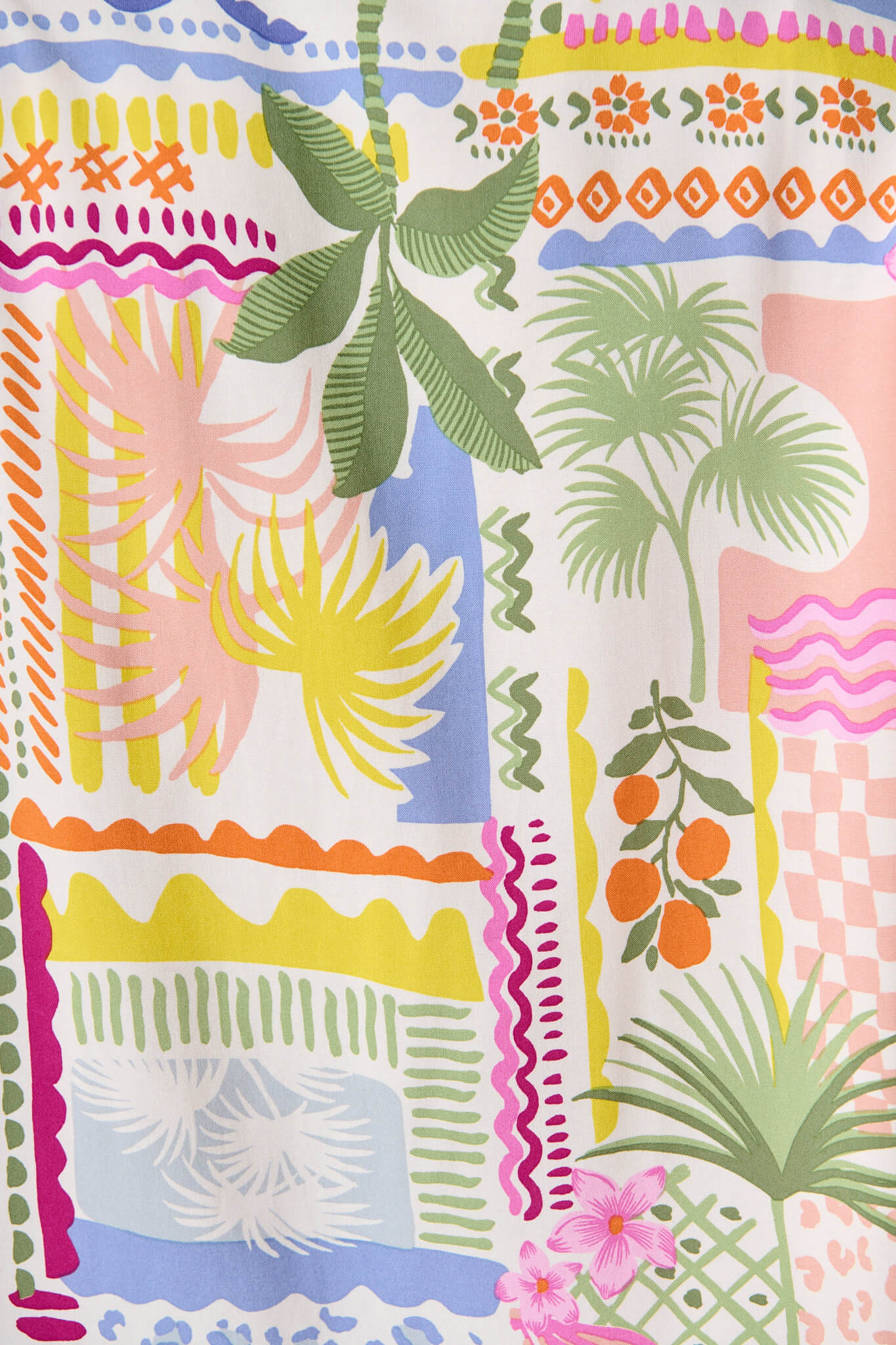 Levona Shirt in Multi Patchwork Print