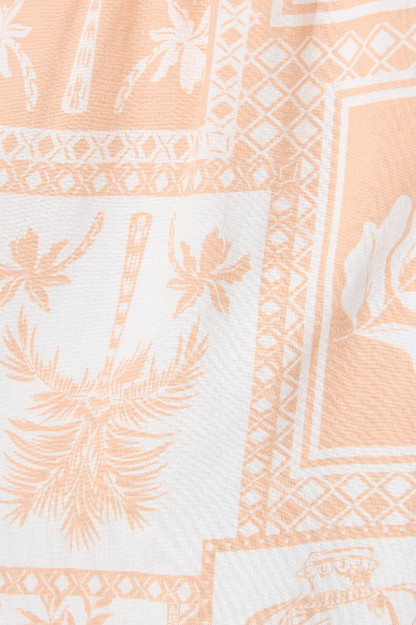 Surfside Short in Beige Tile Print