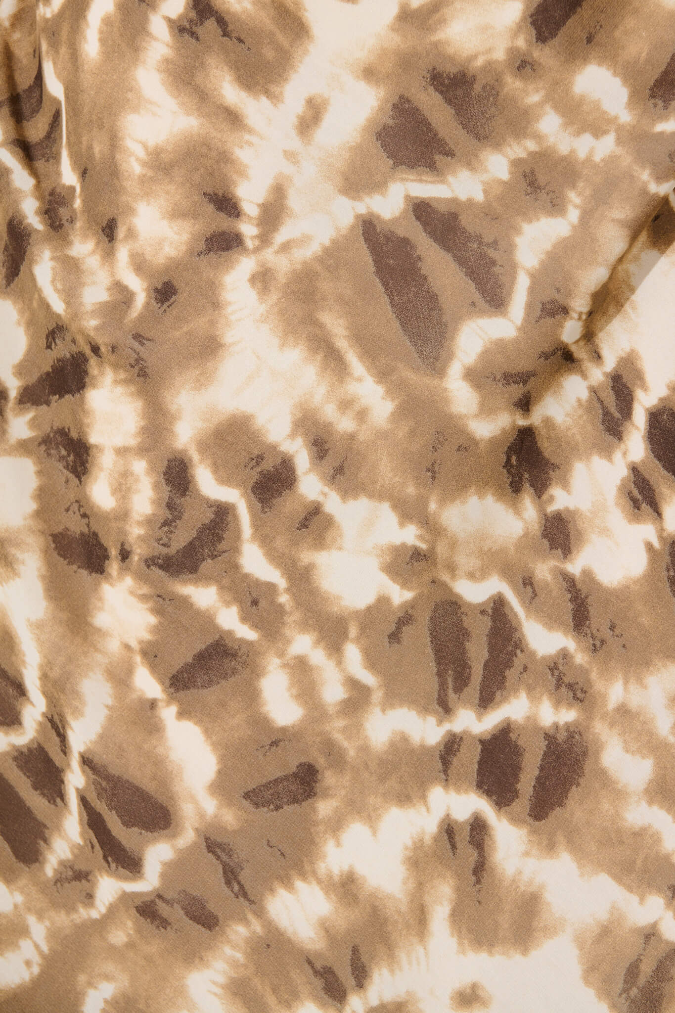 Samina Maxi Dress in Coffee and Cream Leopard Print Chiffon