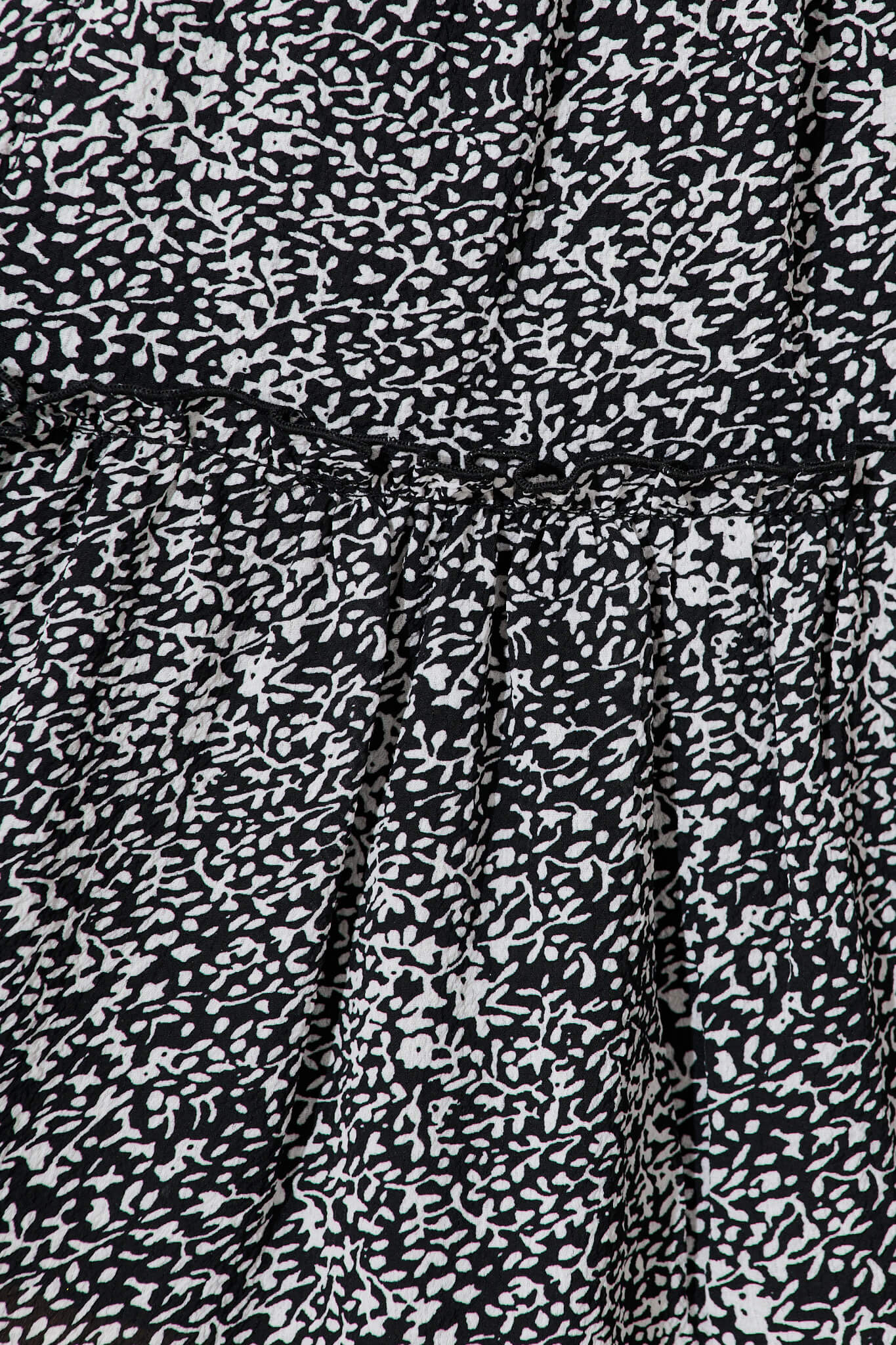 Brynne Skirt in Black and White Print