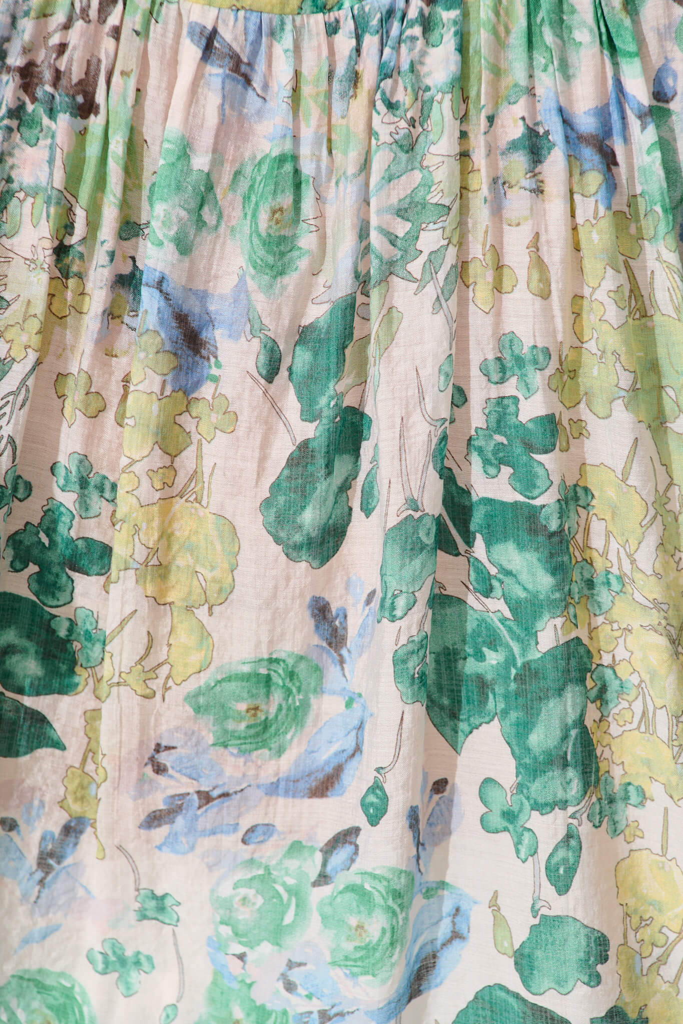 Aeryn Shirt In Green Vintage Floral