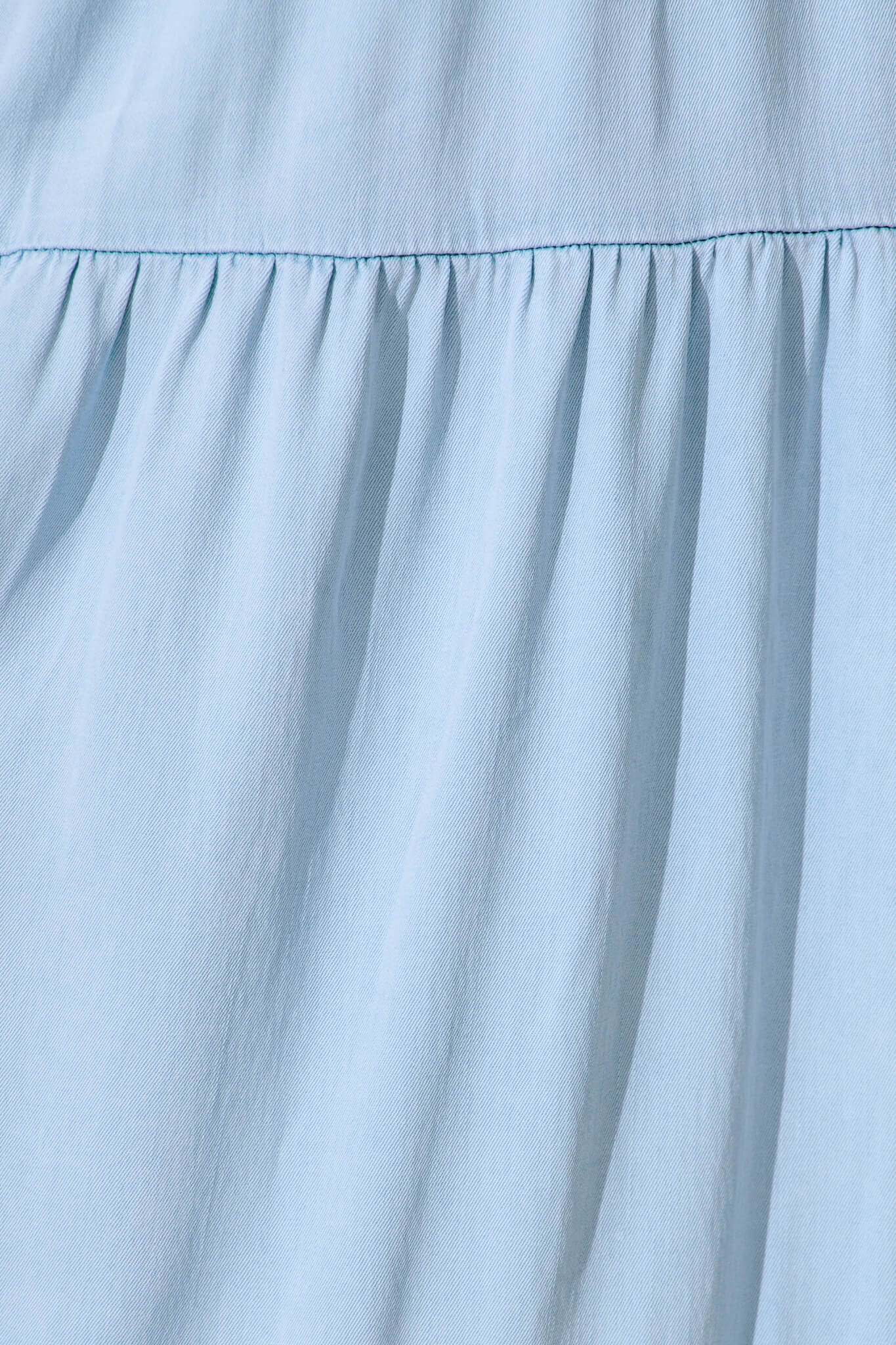 Seren Maxi Skirt in Light Blue Denim