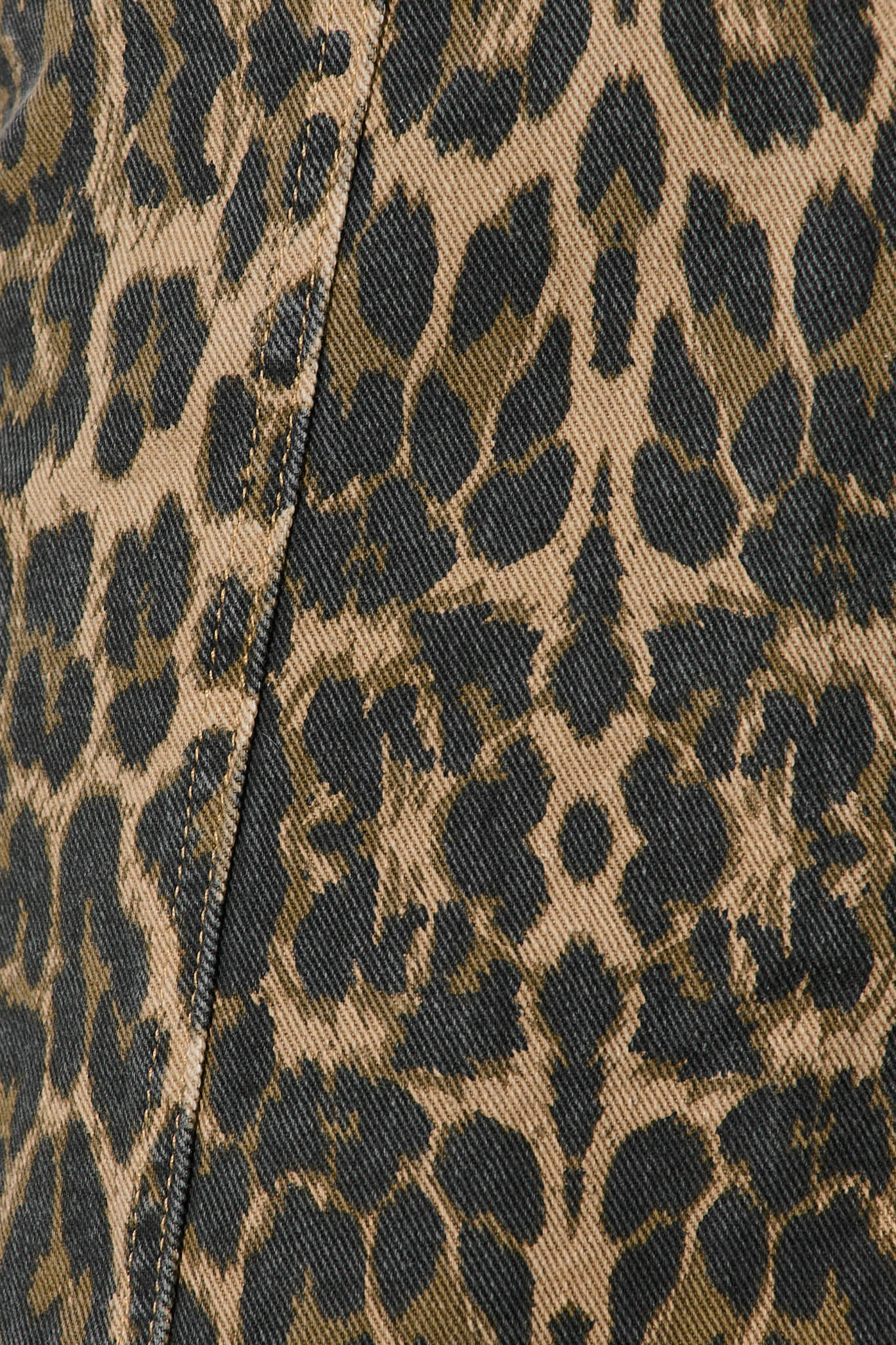 Davy Skirt In Leopard Denim