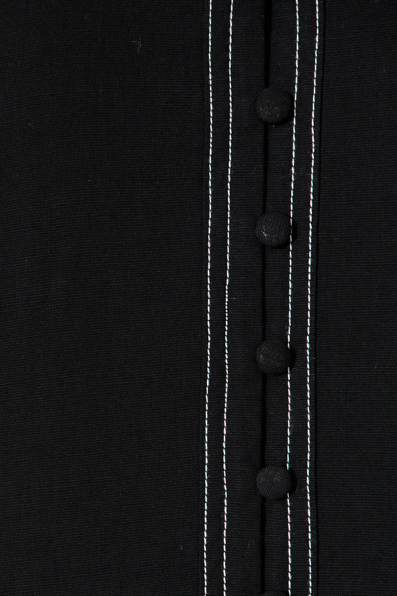 Fabiana Shirt in Black Cotton Blend