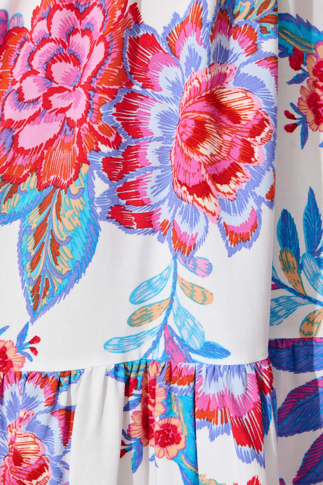 Alive Dress In Pink Floral Border Print