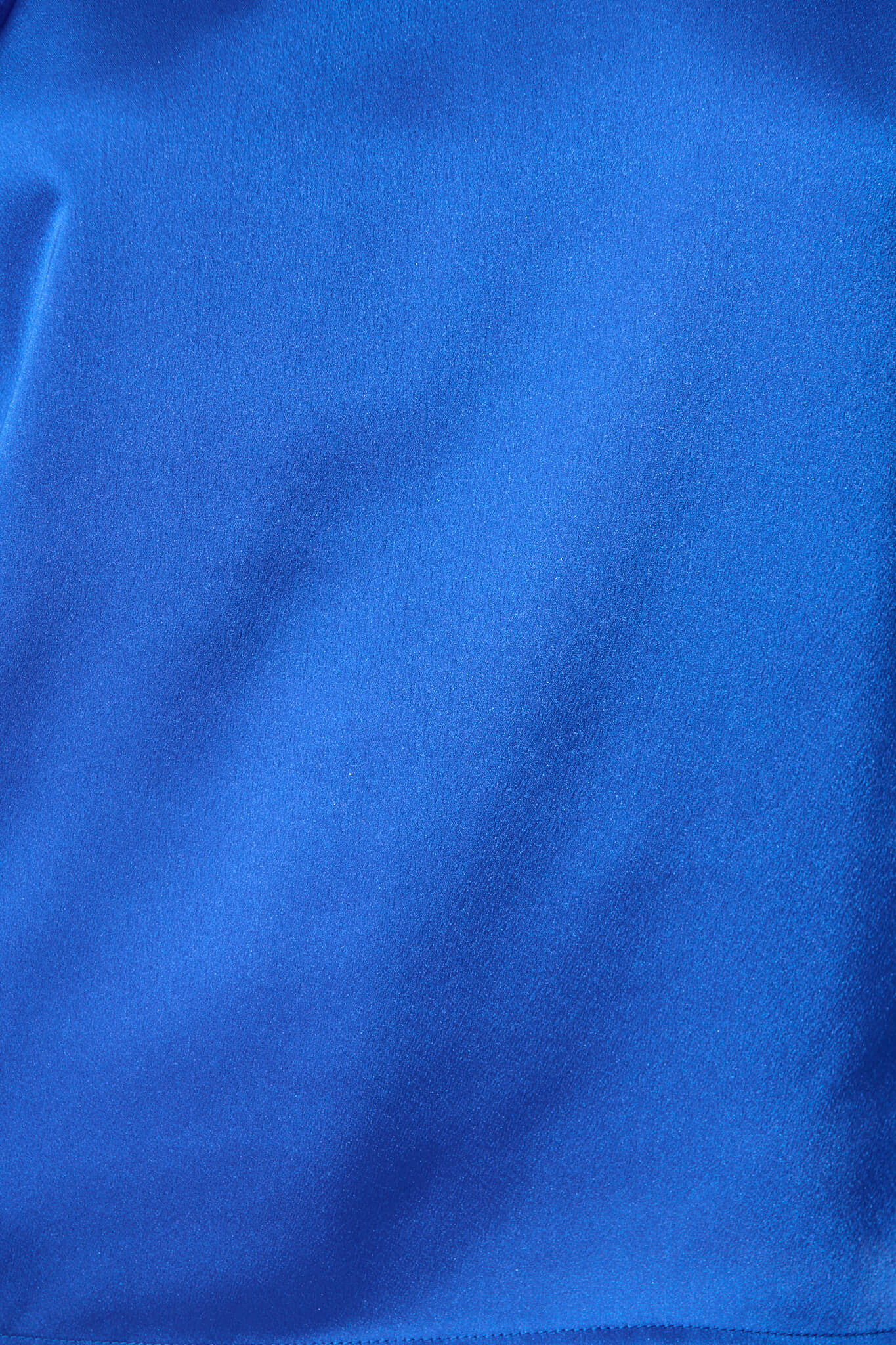 Tasmyn Top In Cobalt Blue Satin