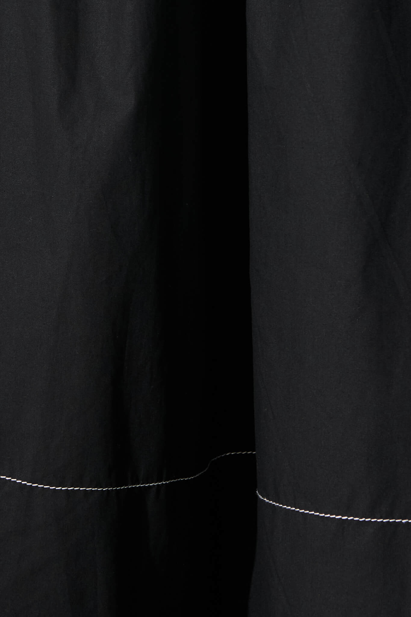 Giovanna Midi Dress in Black Cotton