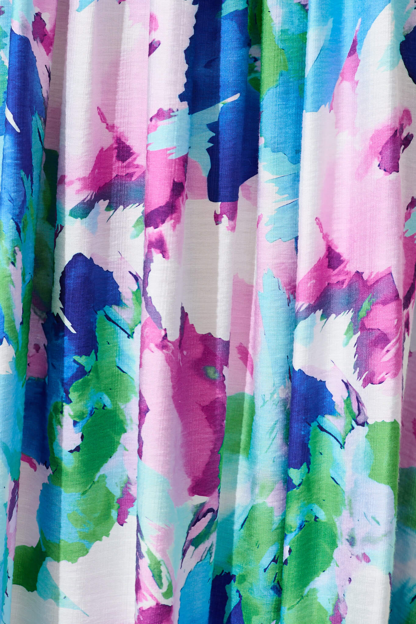 Valentina Maxi Sundress In White With Blue Multi Floral