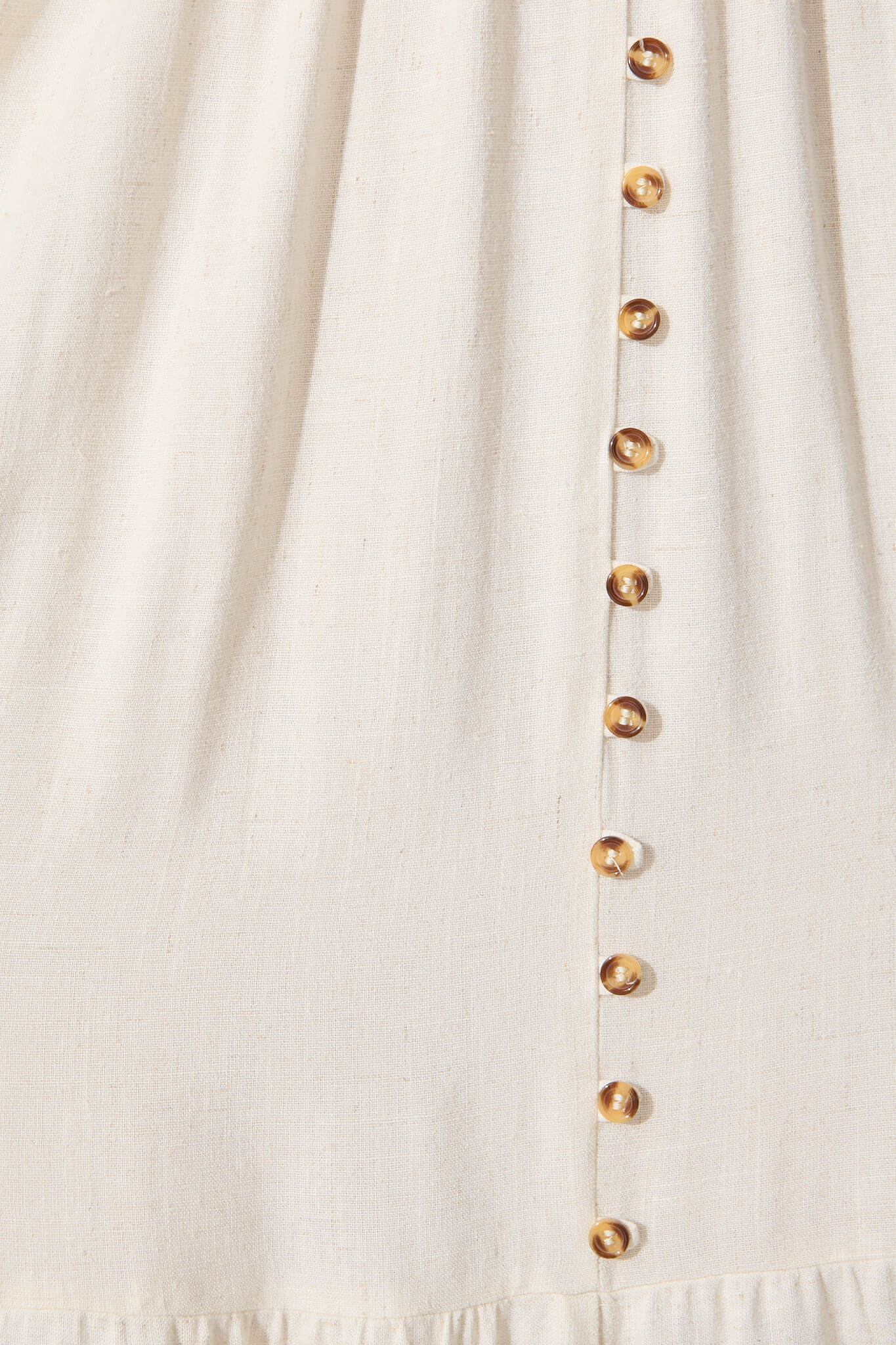 Zenith Midi Dress in Oatmeal Linen Blend