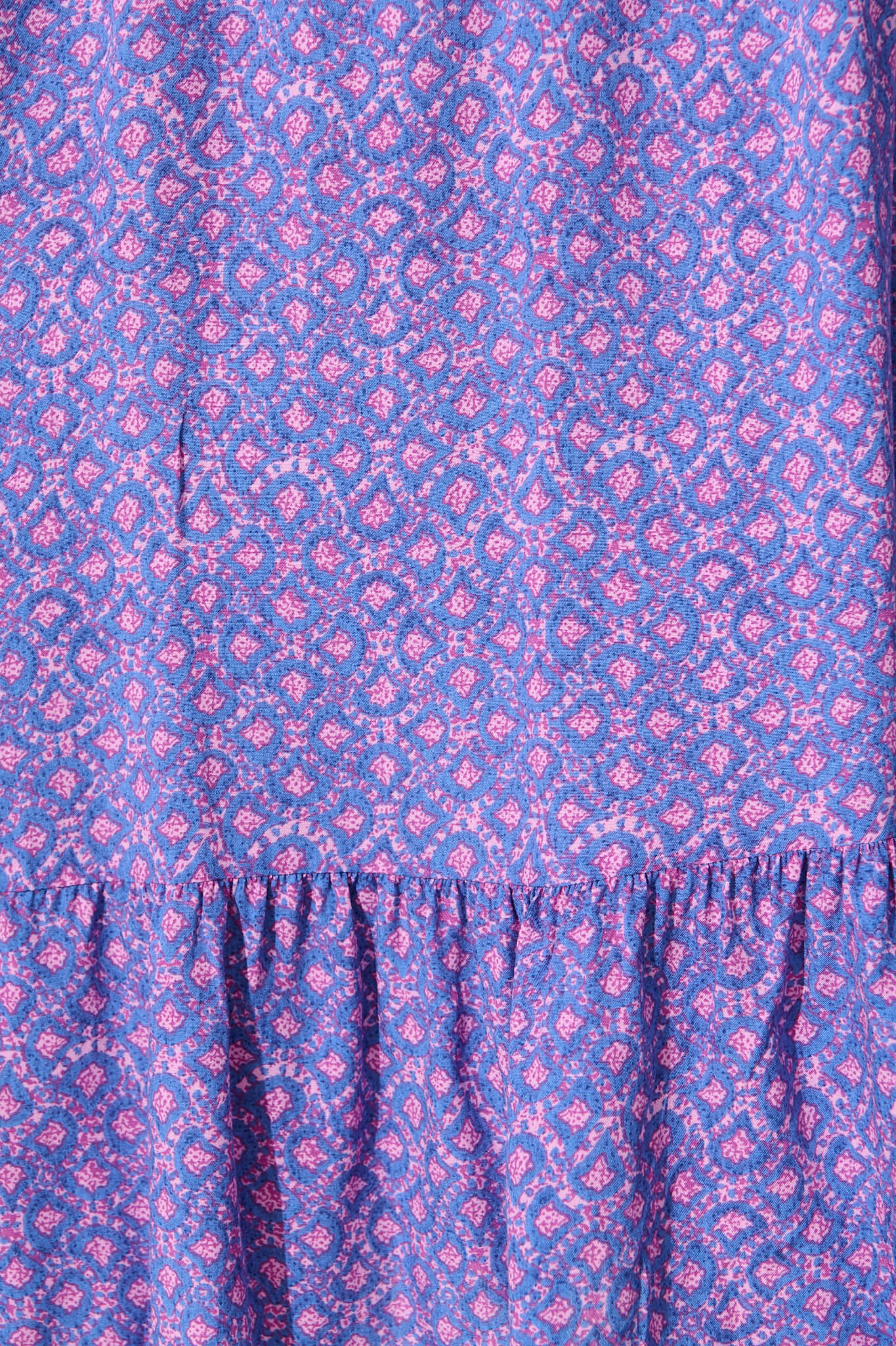 Delvonte Smock Dress in Purple