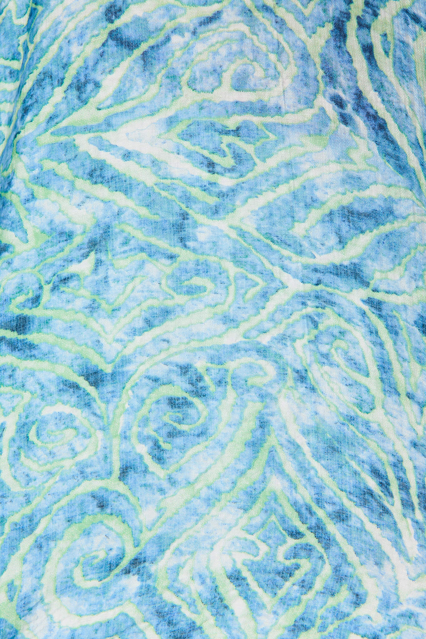 Aeryn Shirt in Blue Print