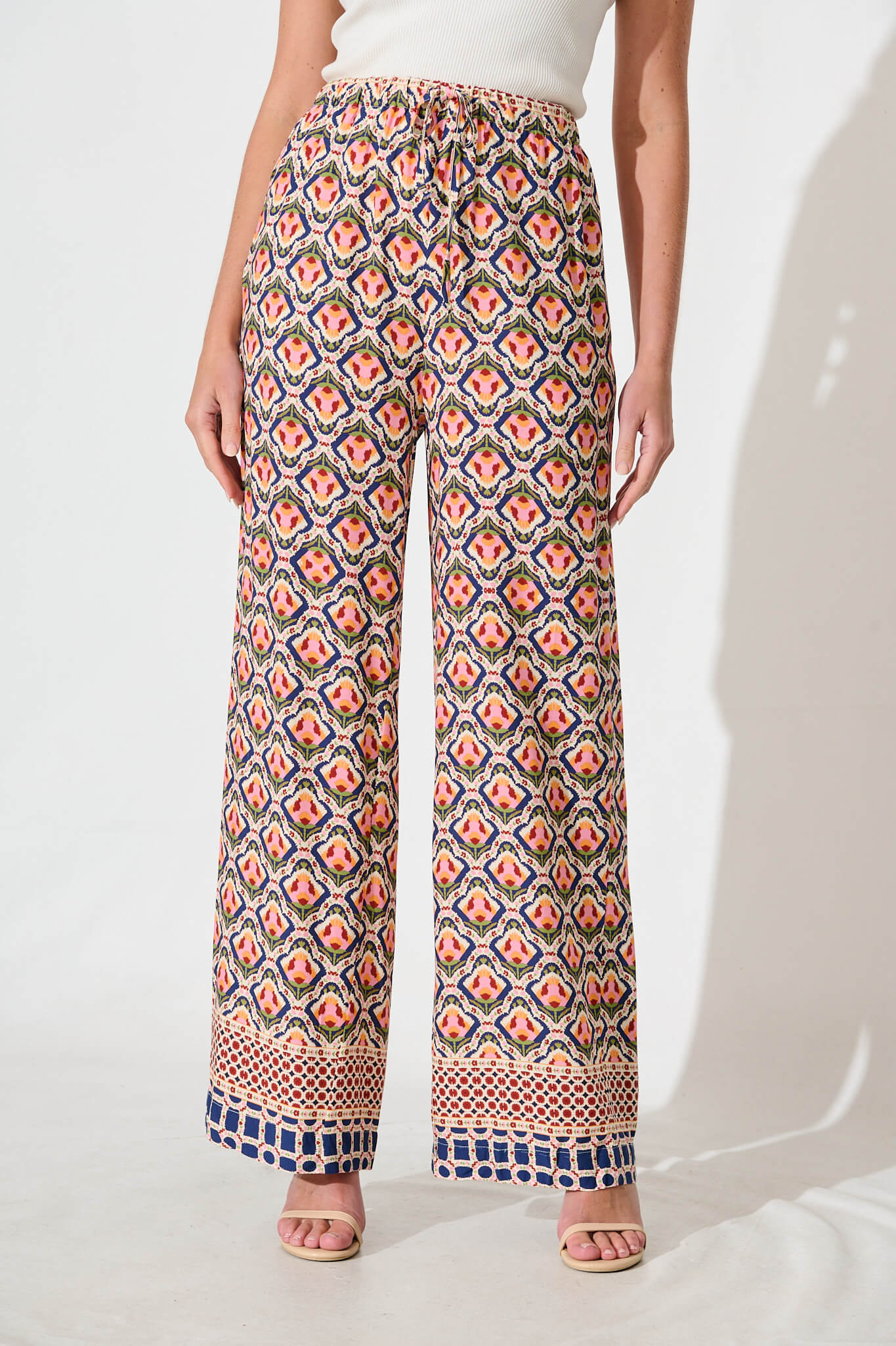 Rowan Pant in Multi Tile Print
