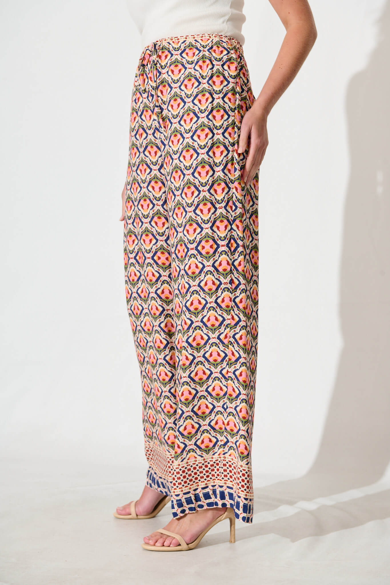 Rowan Pant in Multi Tile Print