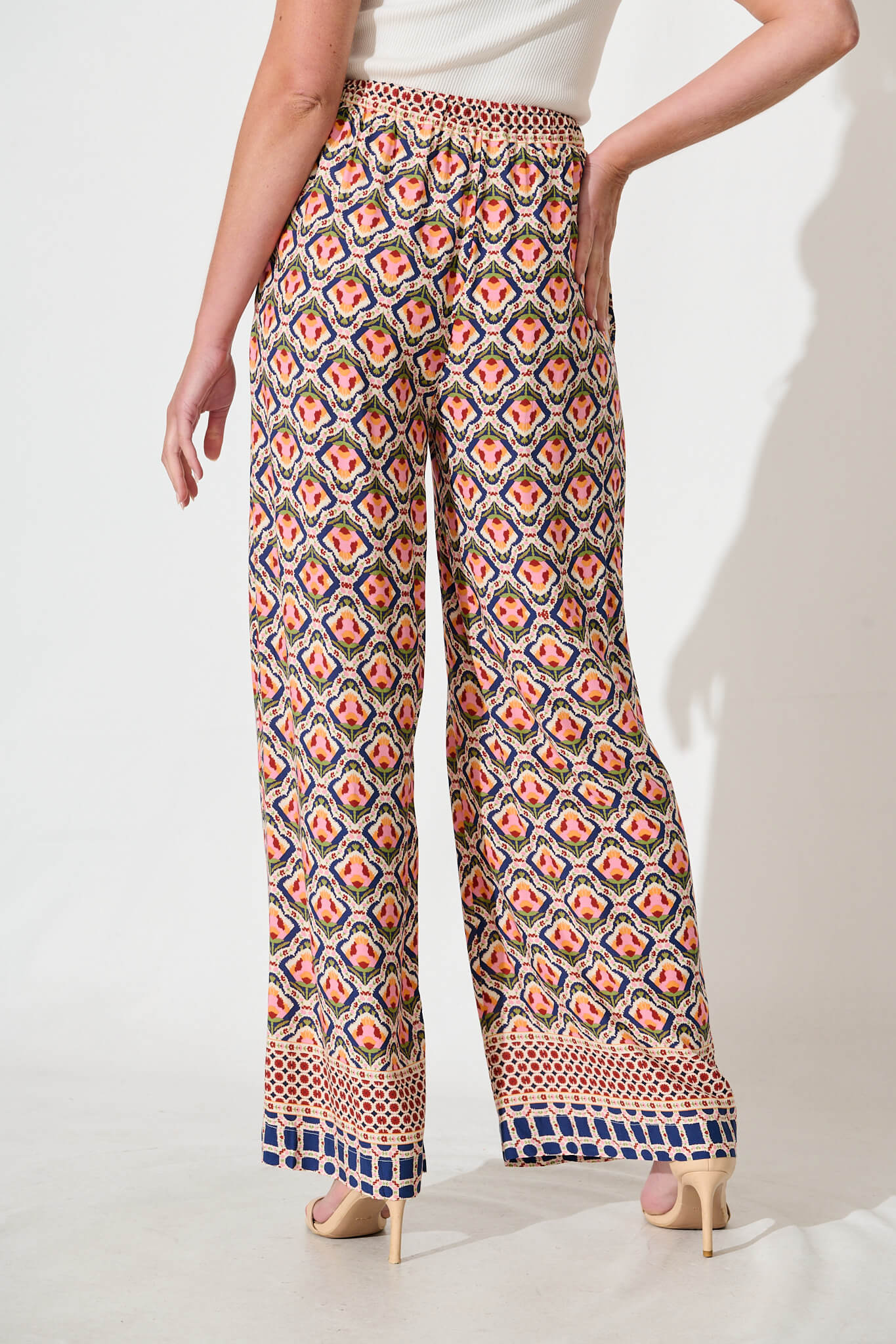 Rowan Pant in Multi Tile Print