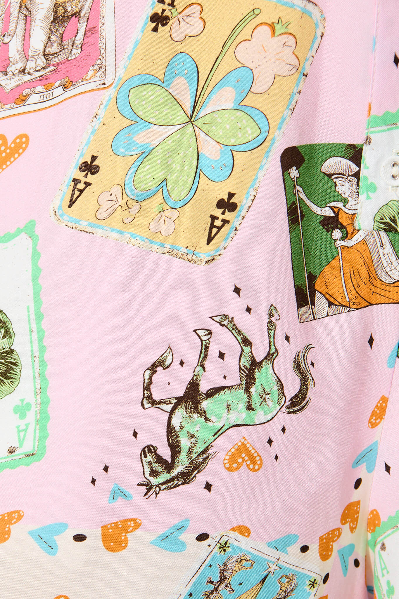 Bonito Playsuit In Cream And Pink With Multi Print