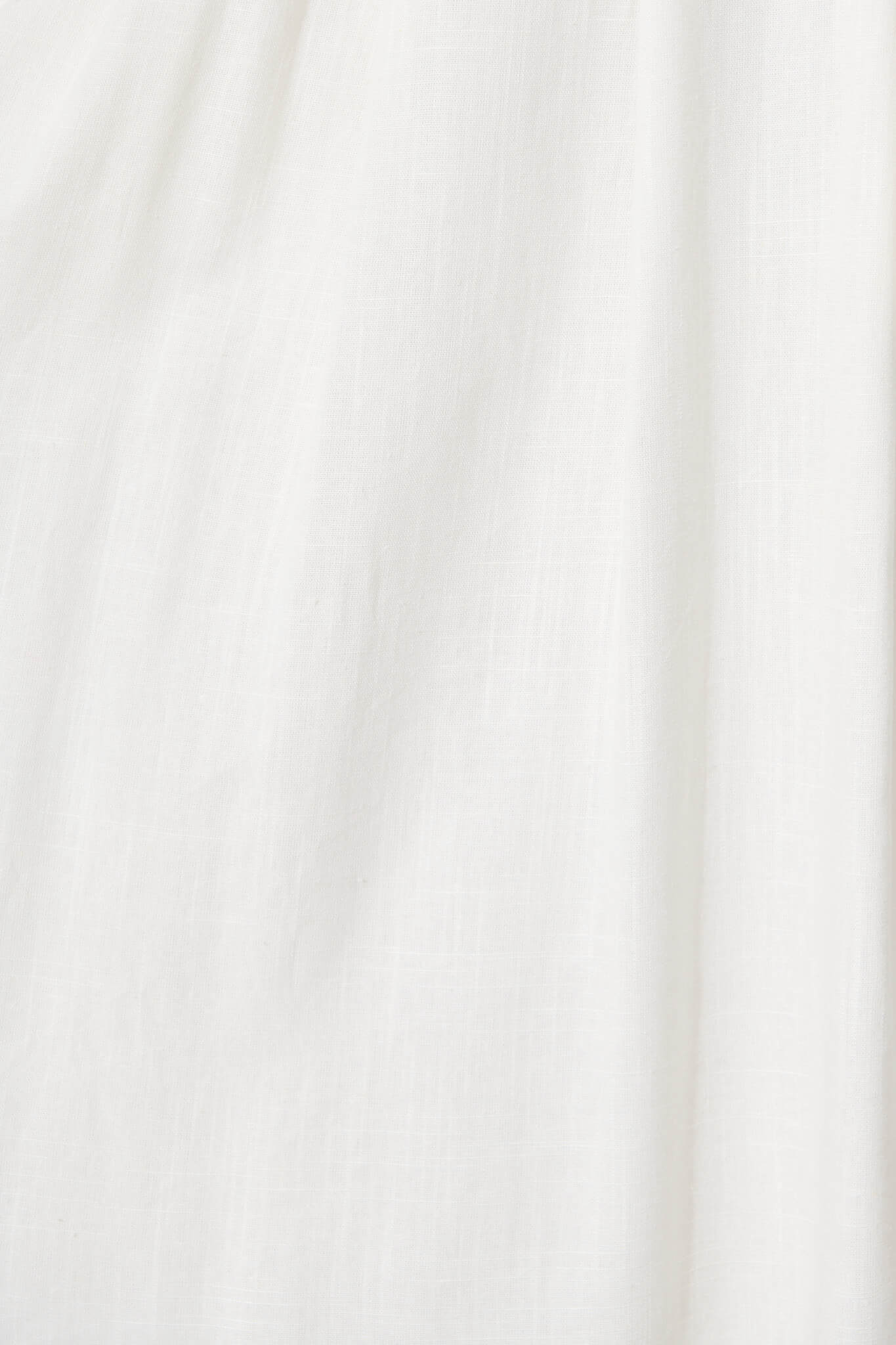 Bailey Midi Skirt in White Linen