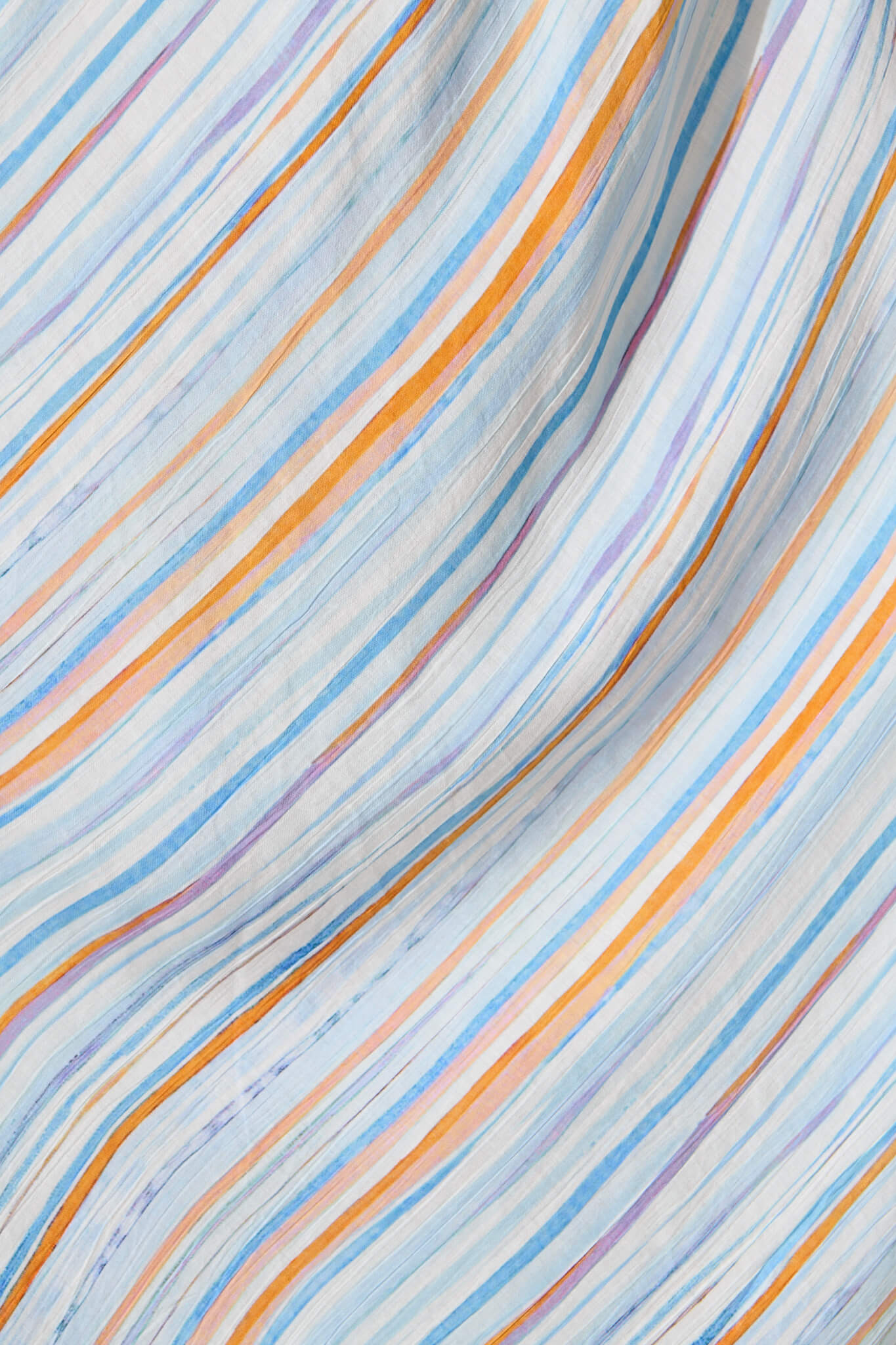 Desirae Midi Sundress in Blue Multi Stripe