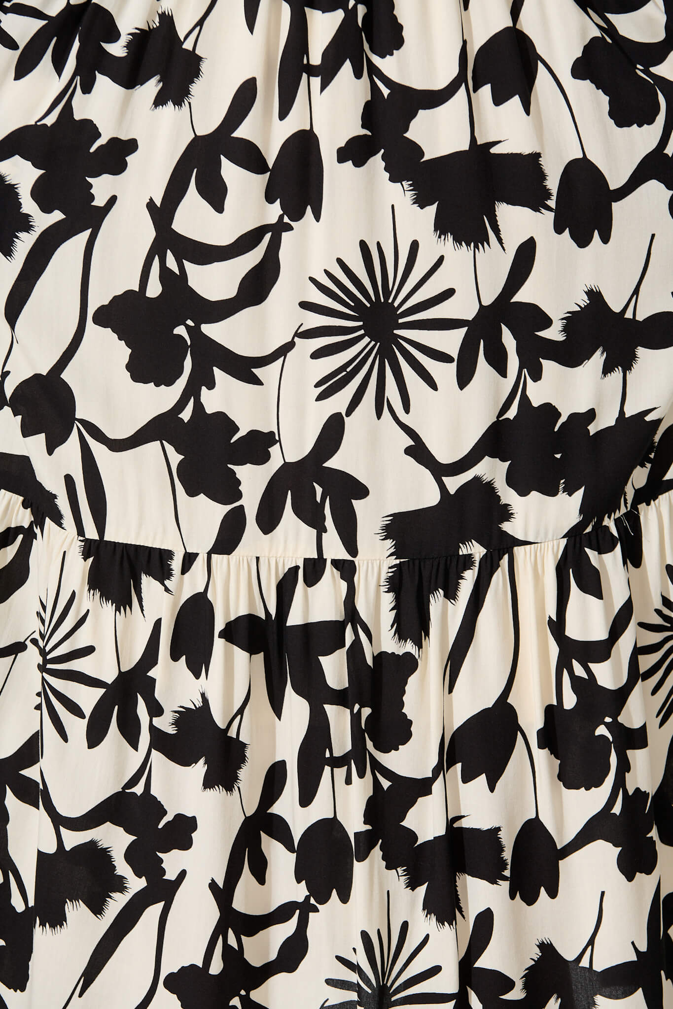 Pinarello Midi Dress in Cream with Black Print