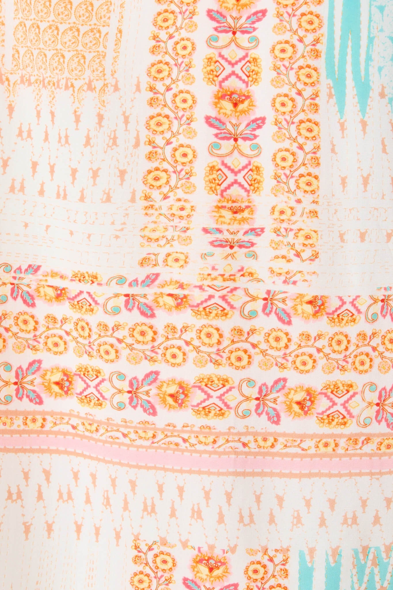 Dahana Pant in Multi Patchwork Print