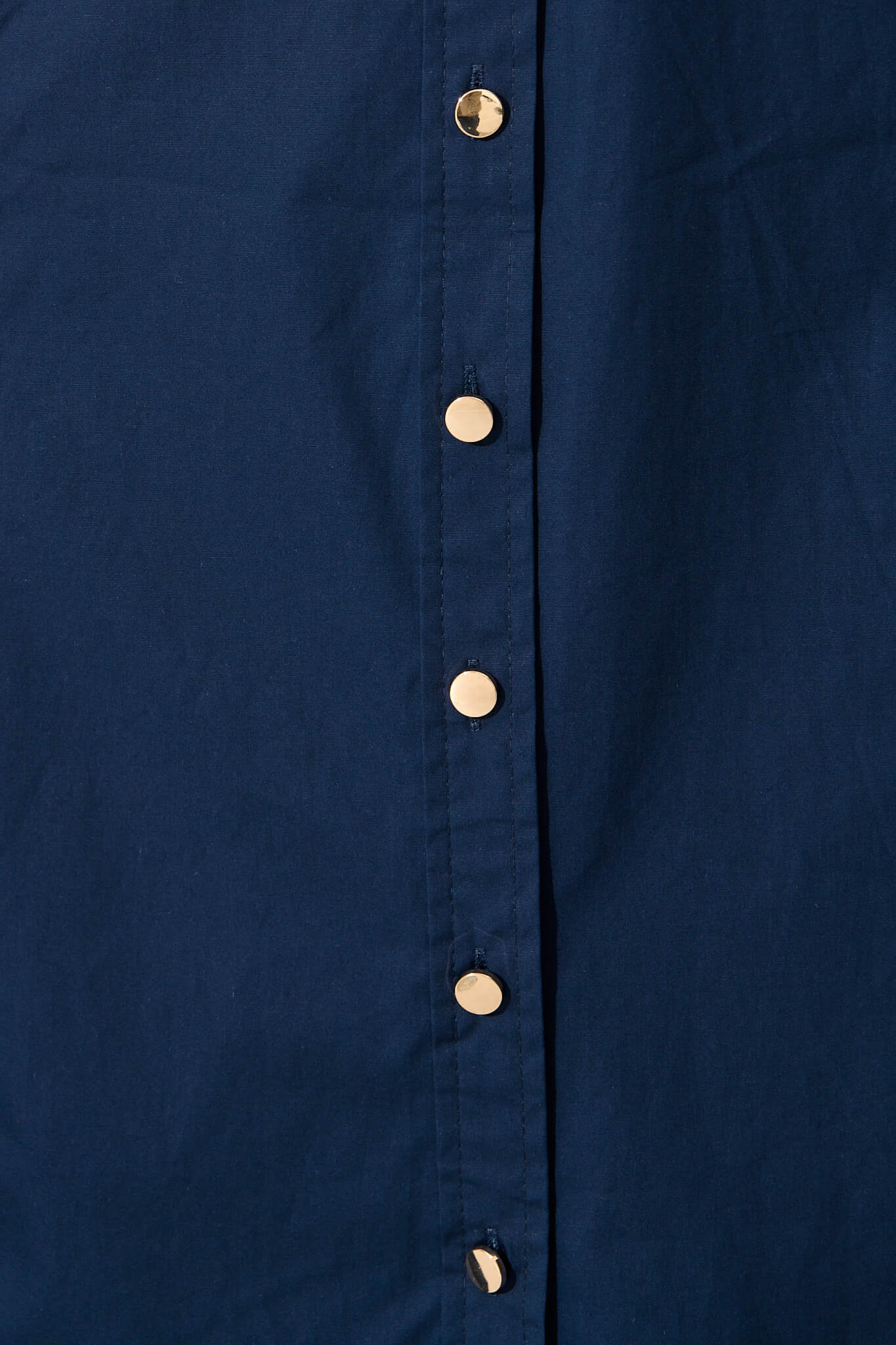 Lydon Midi Dress in Navy Cotton