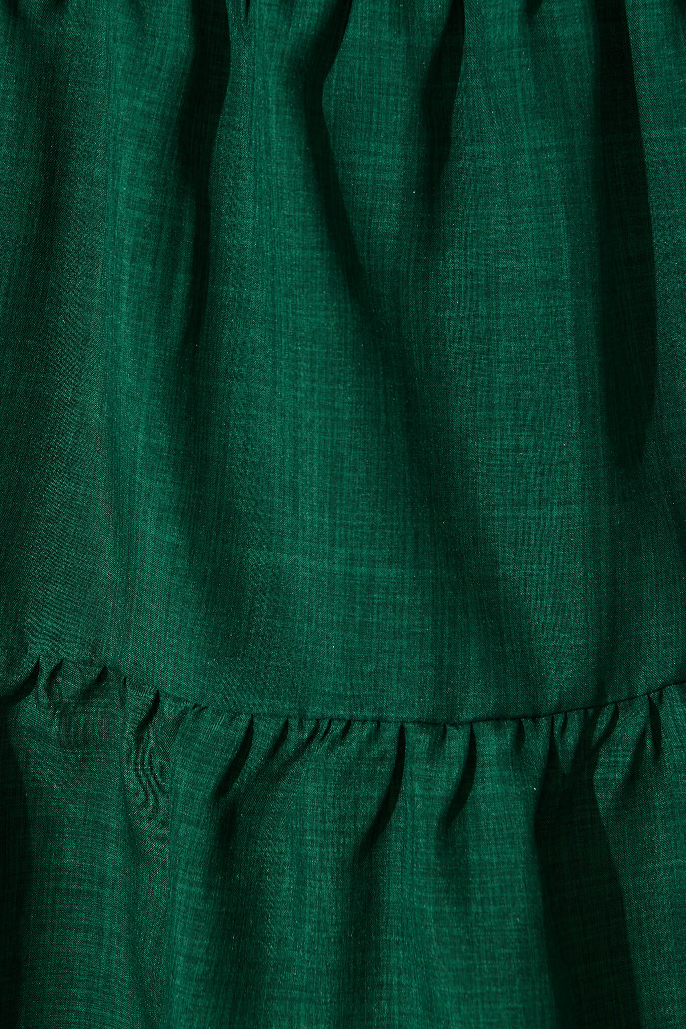 Corry Smock Dress in Emerald Green