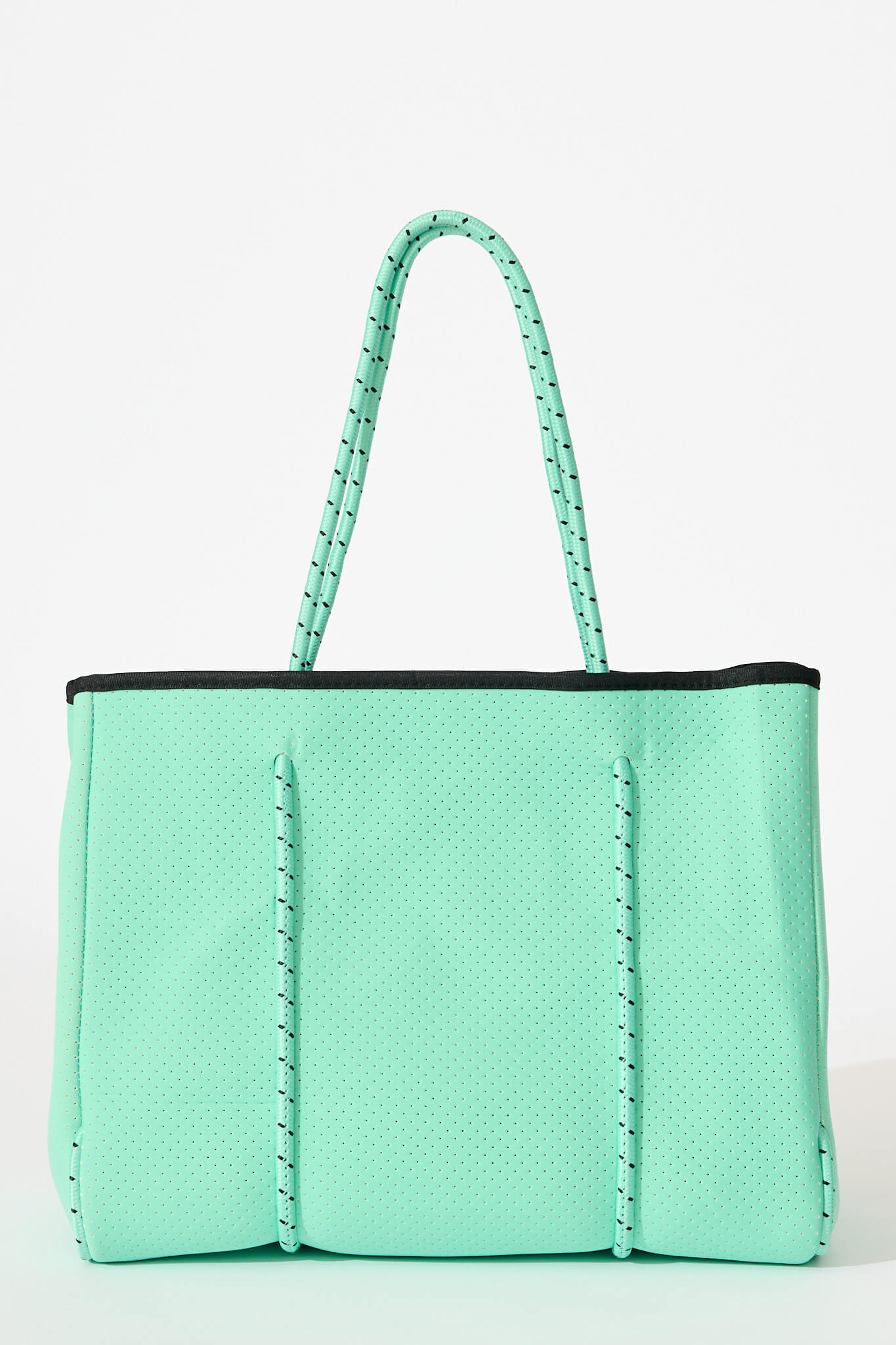 Rania Neoprene Tote Bag In Turquoise