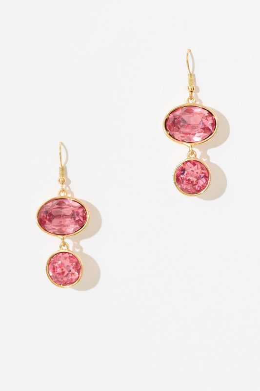 Shauna Drop Earring in Pink