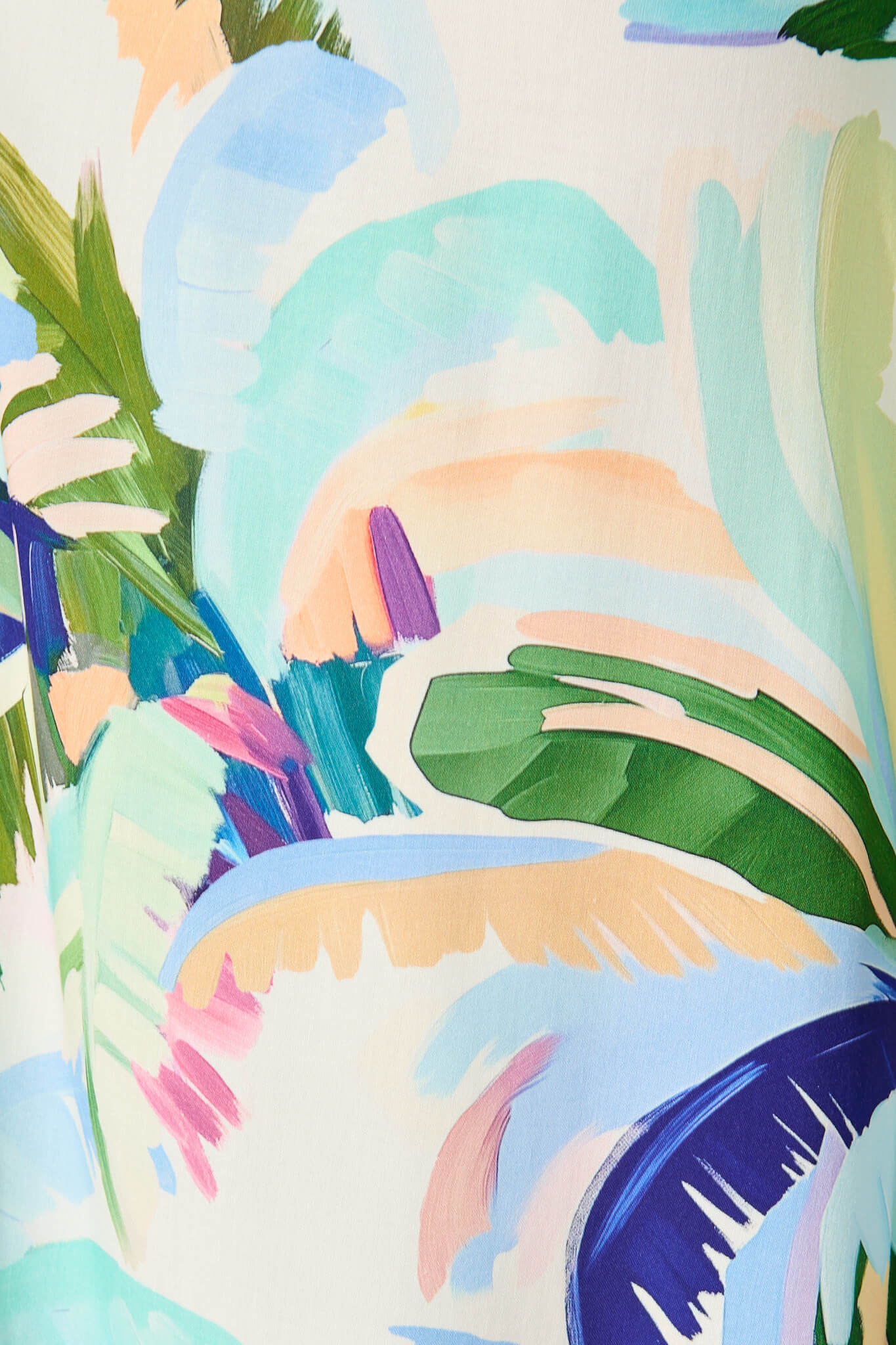 Lucia Pant in Multi Green Print