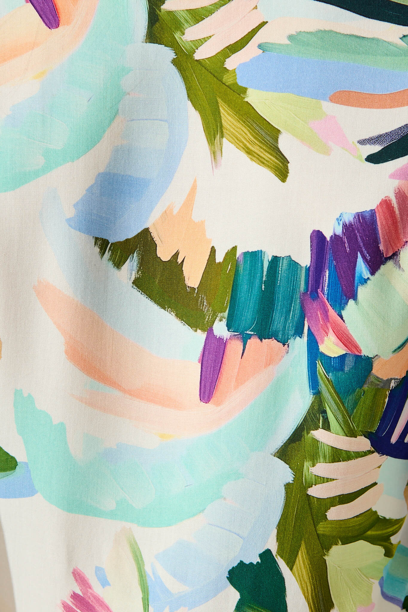 My All Top in Multi Green Print