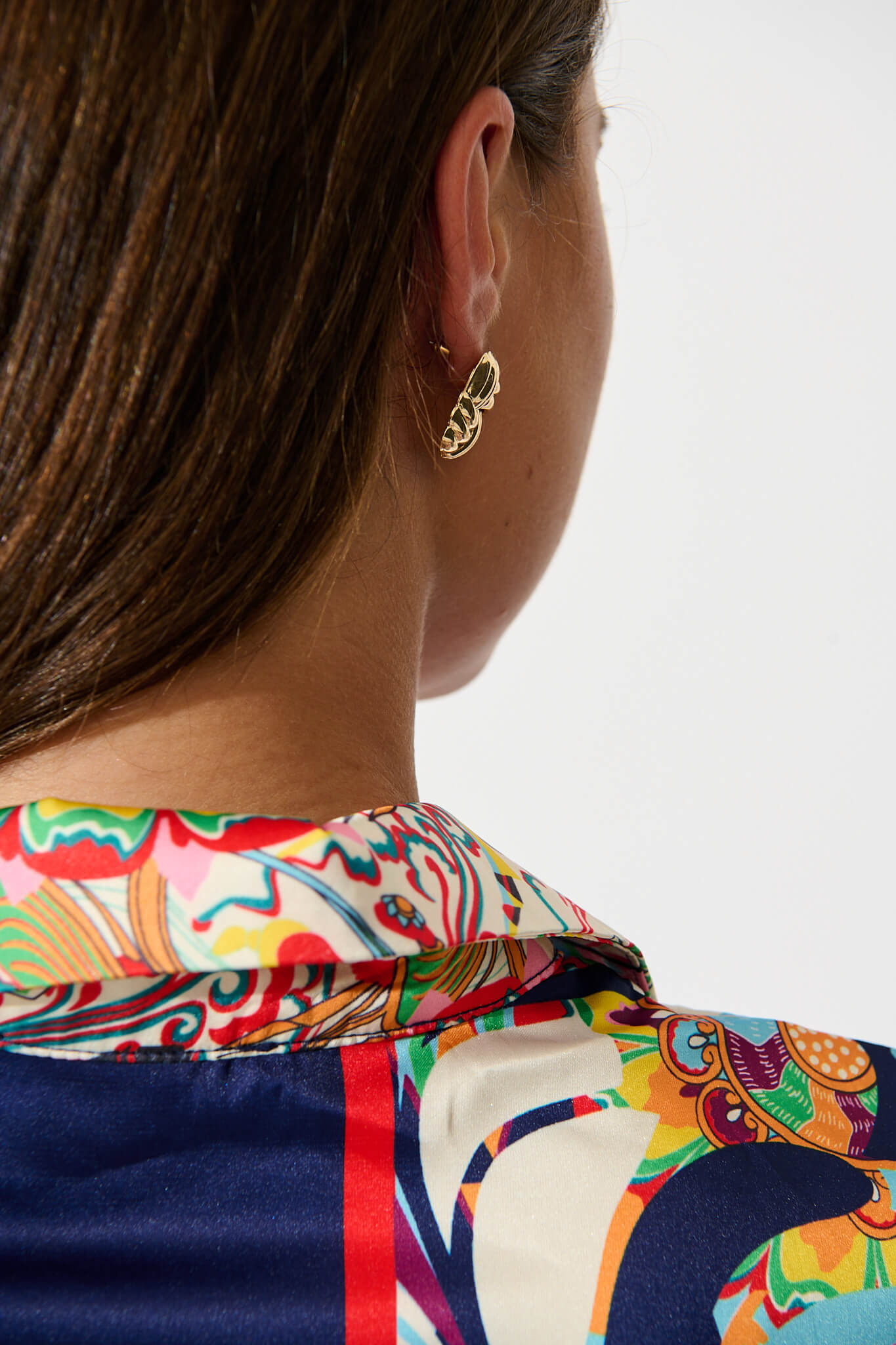 Aero Stud Earrings in Gold