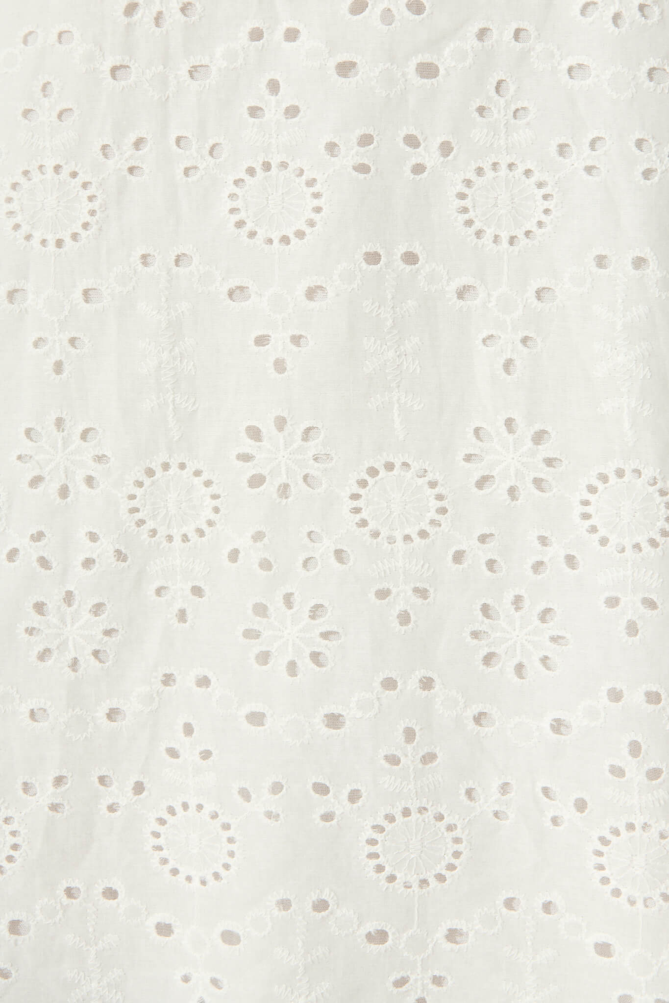 Ashlynn Dress in White Broderie Cotton